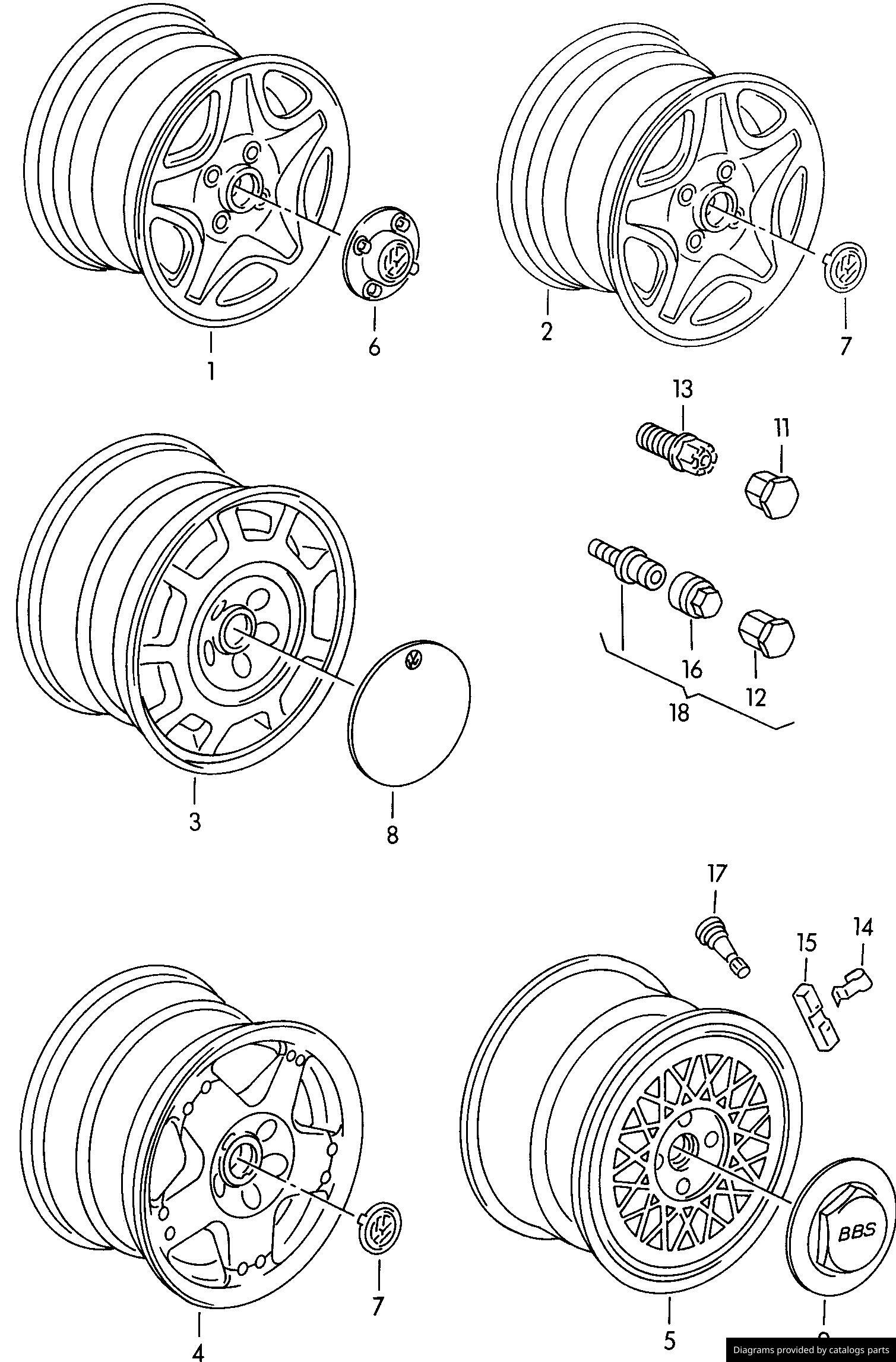 Car part diagram