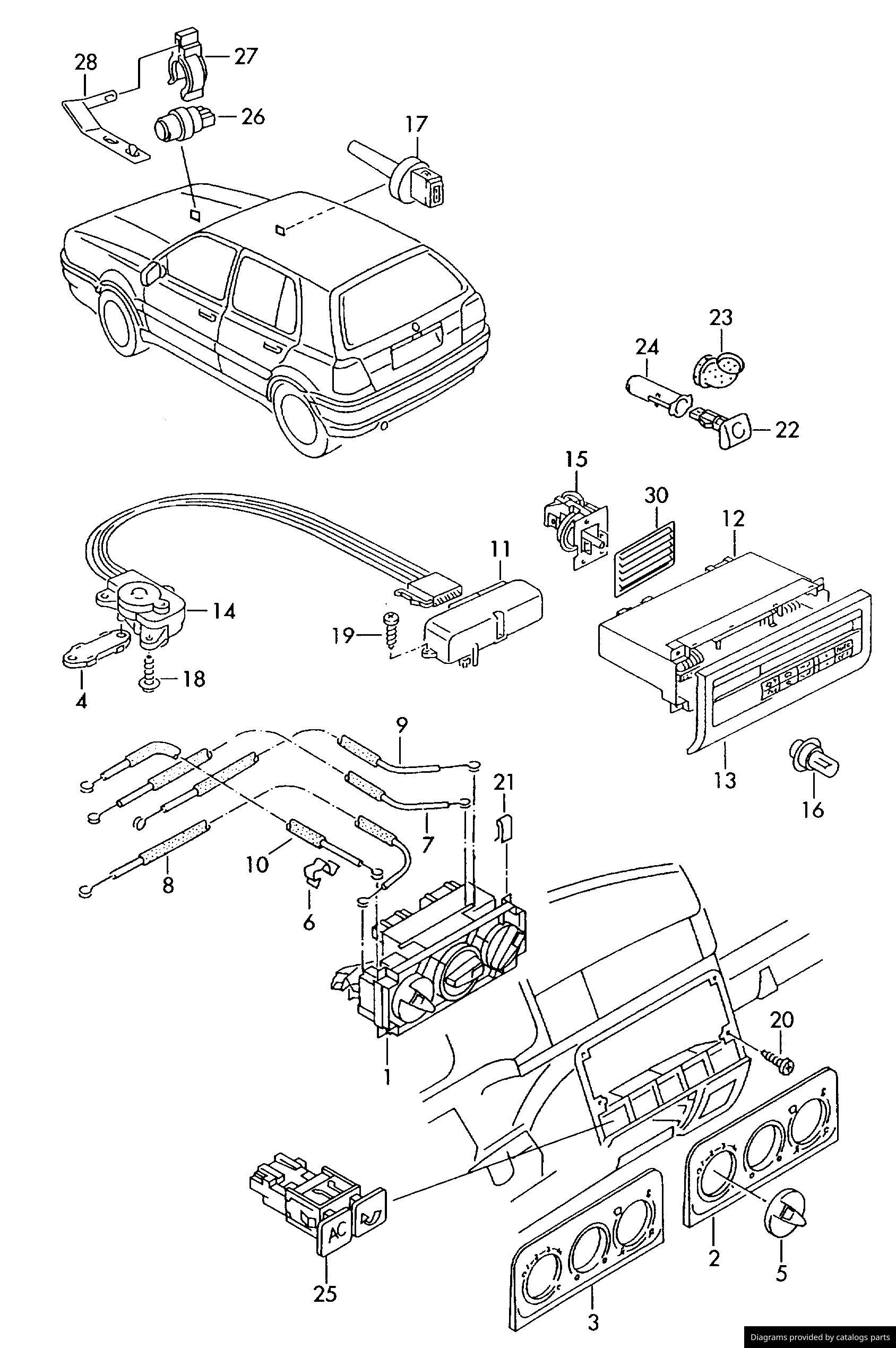 Car part diagram