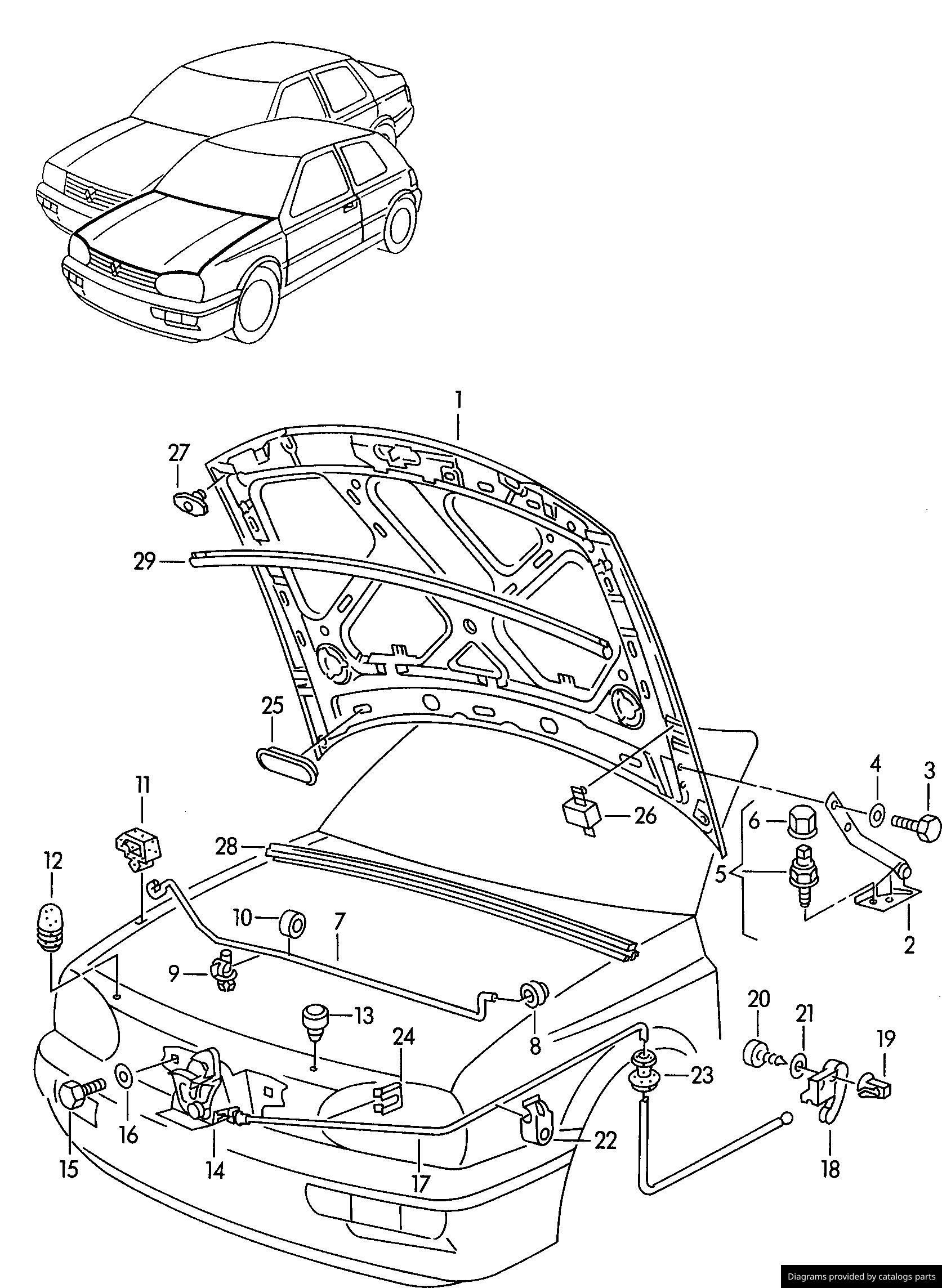 Car part diagram