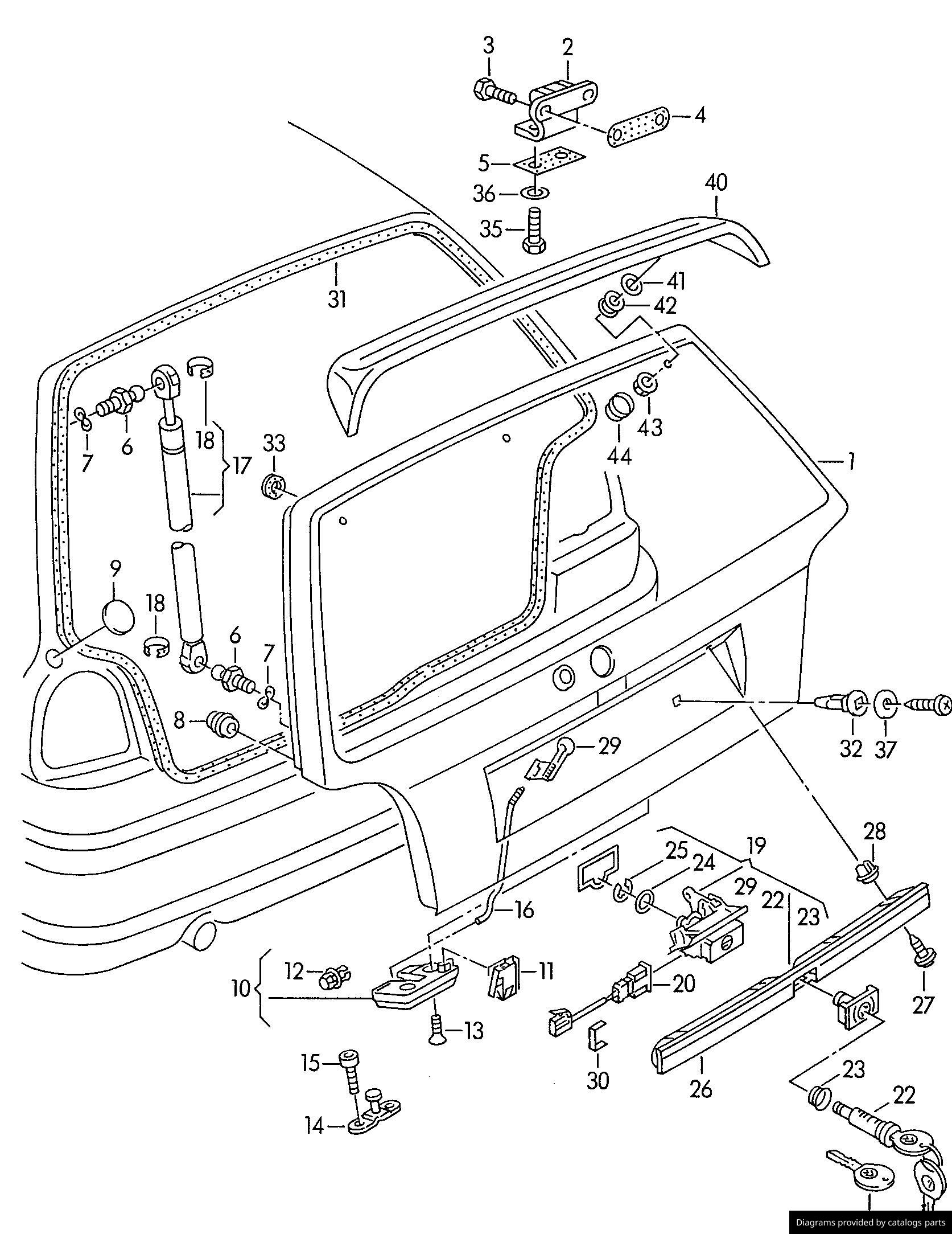 Car part diagram