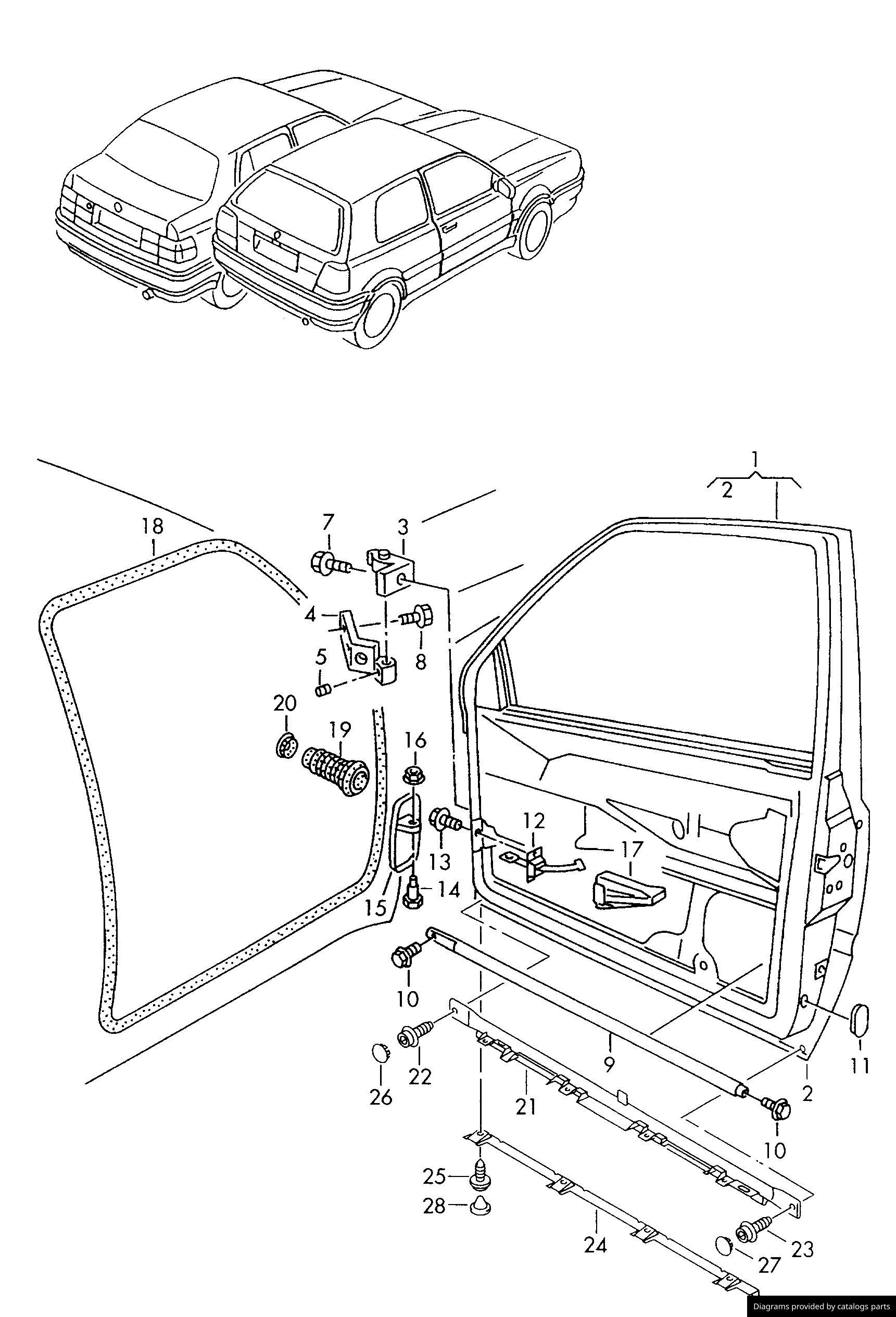 Car part diagram