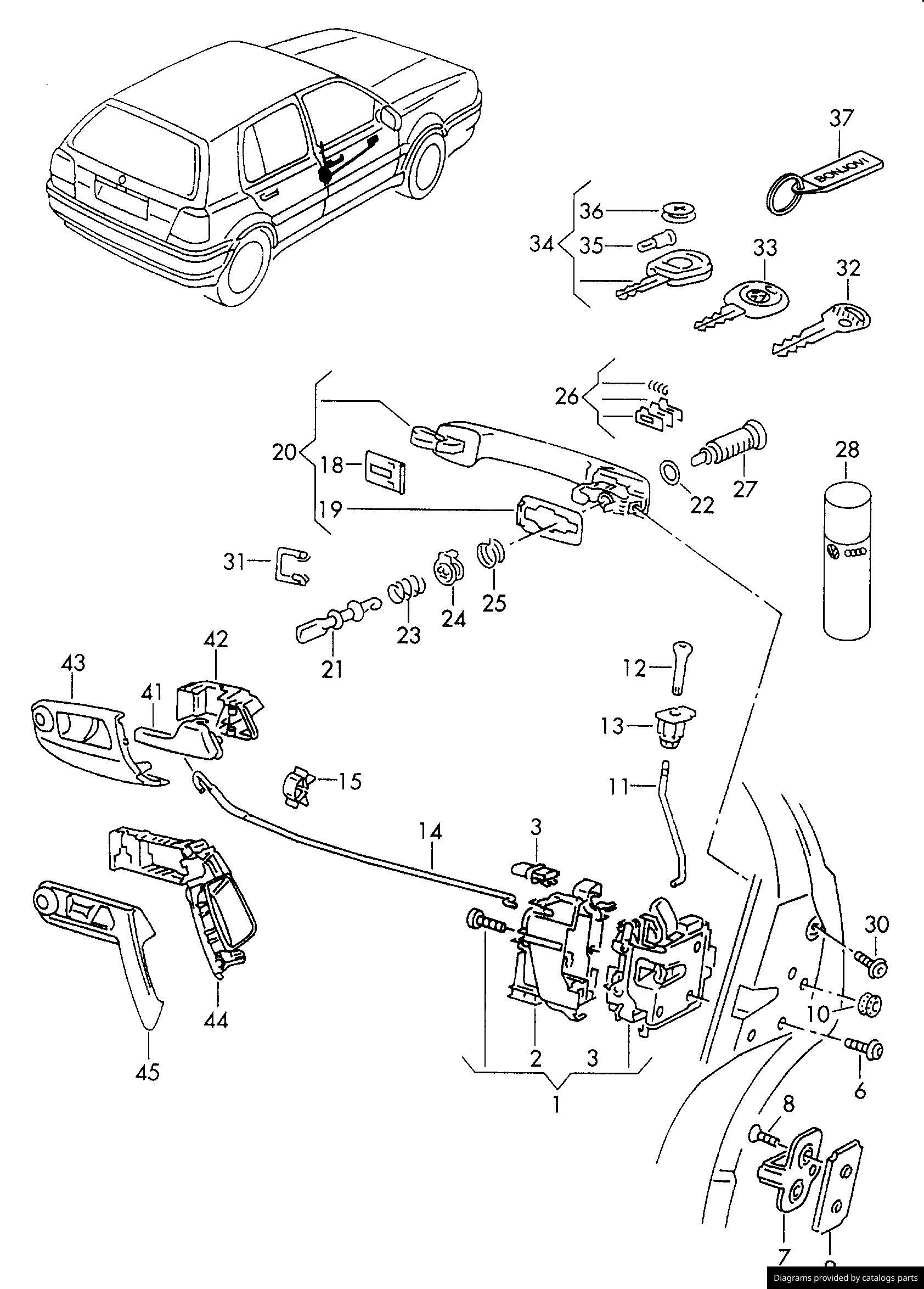 Car part diagram