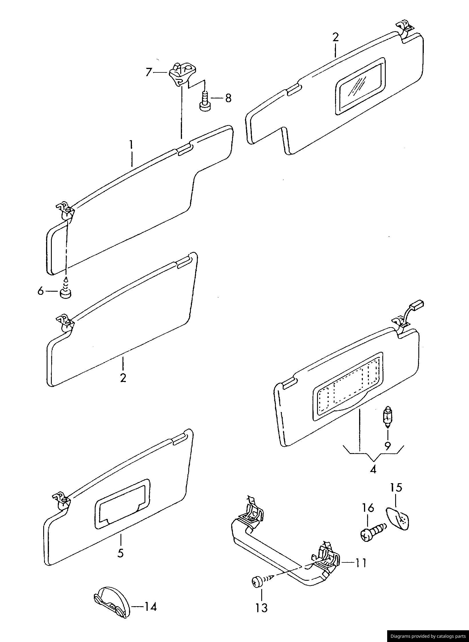 Car part diagram