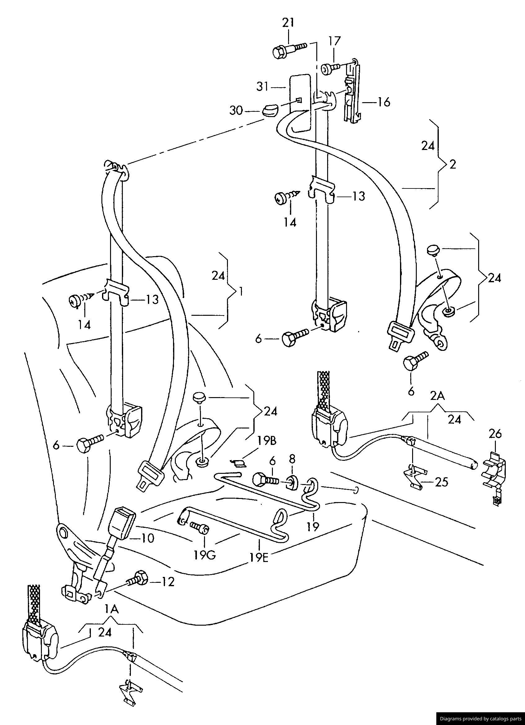 Car part diagram