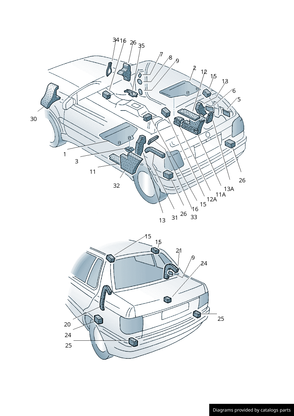 Car part diagram