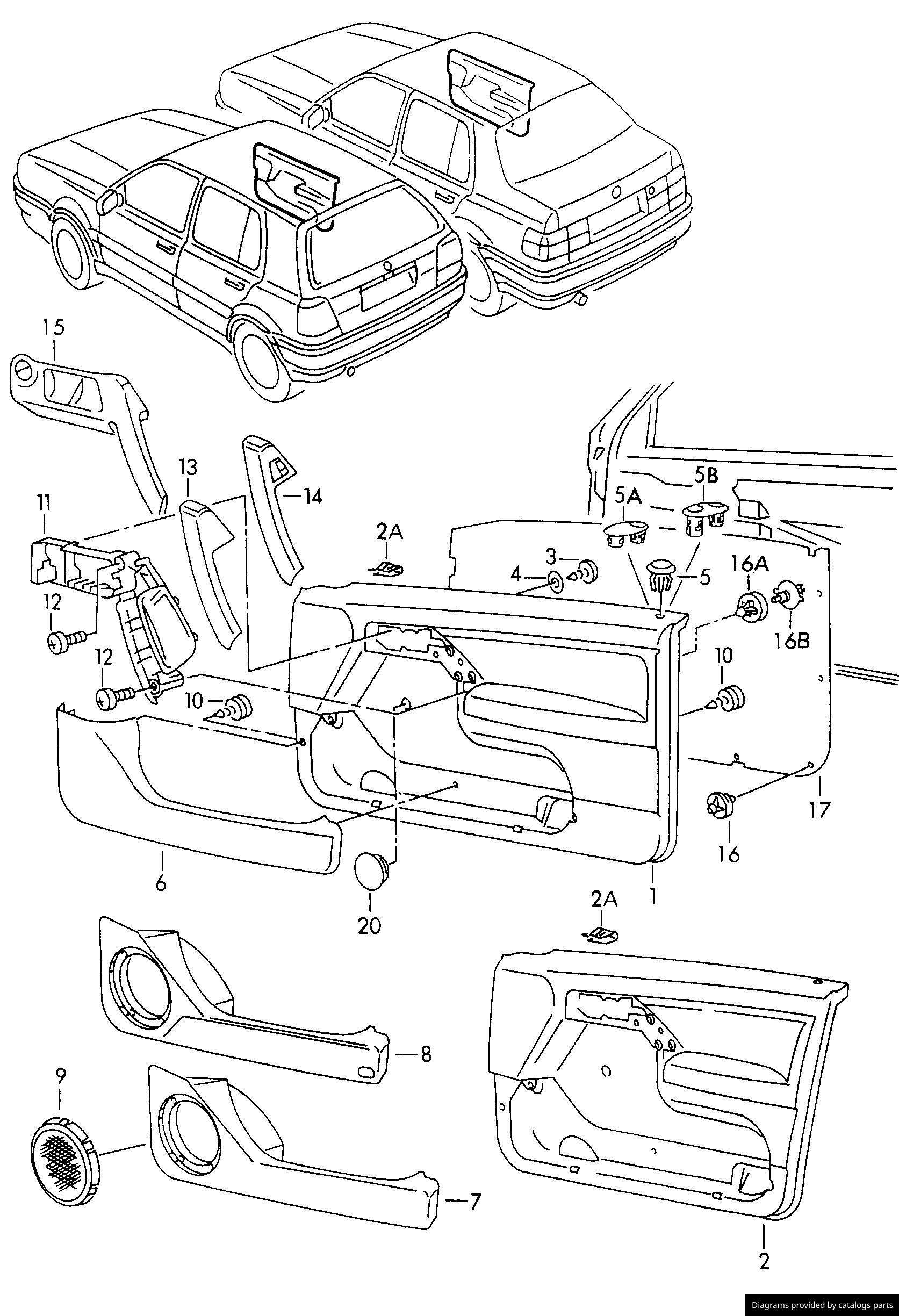 Car part diagram