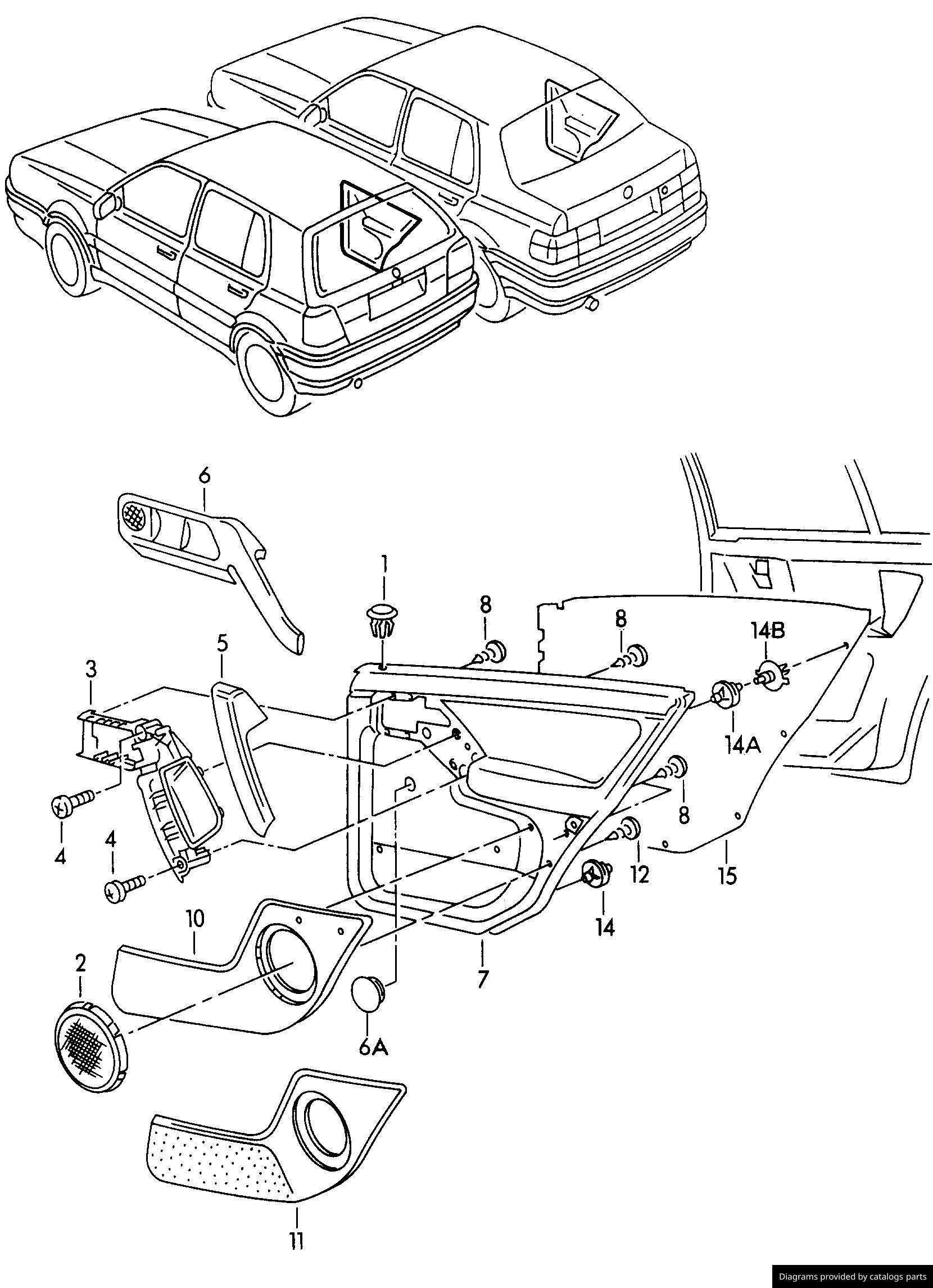 Car part diagram