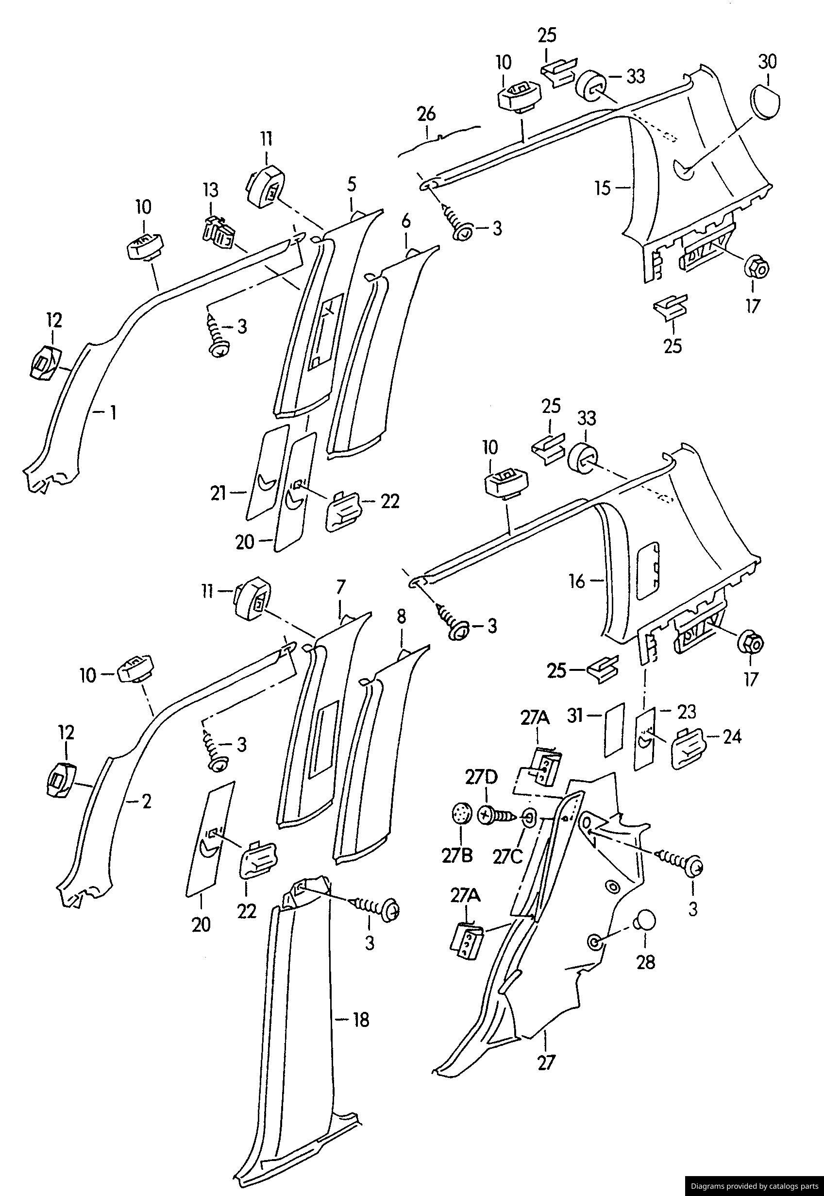 Car part diagram