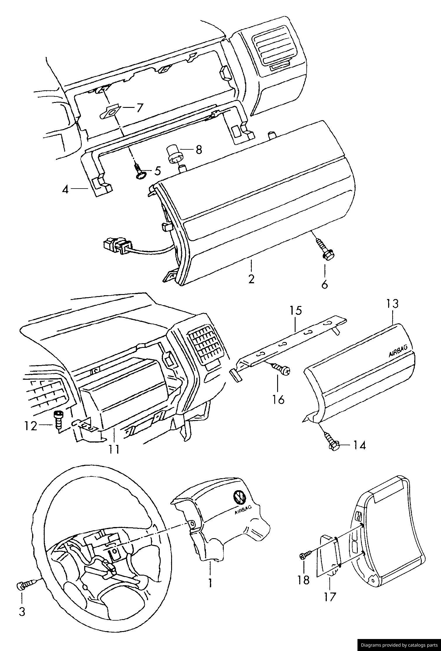 Car part diagram