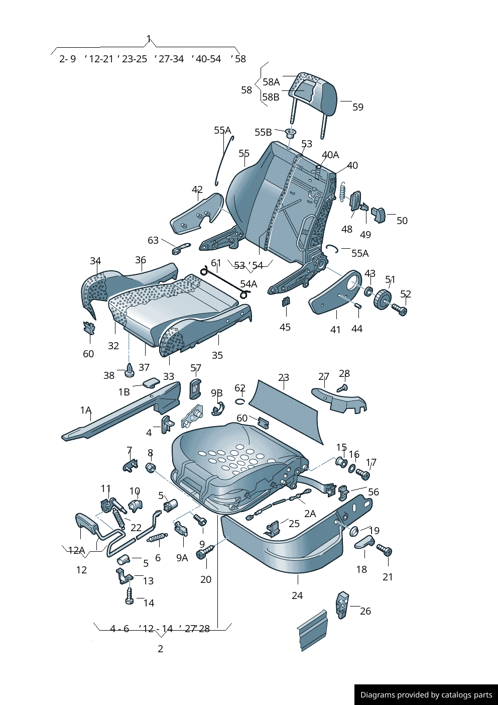 Car part diagram