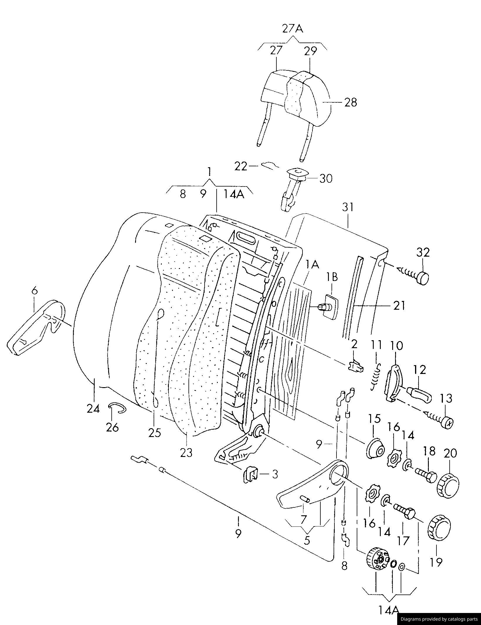 Car part diagram