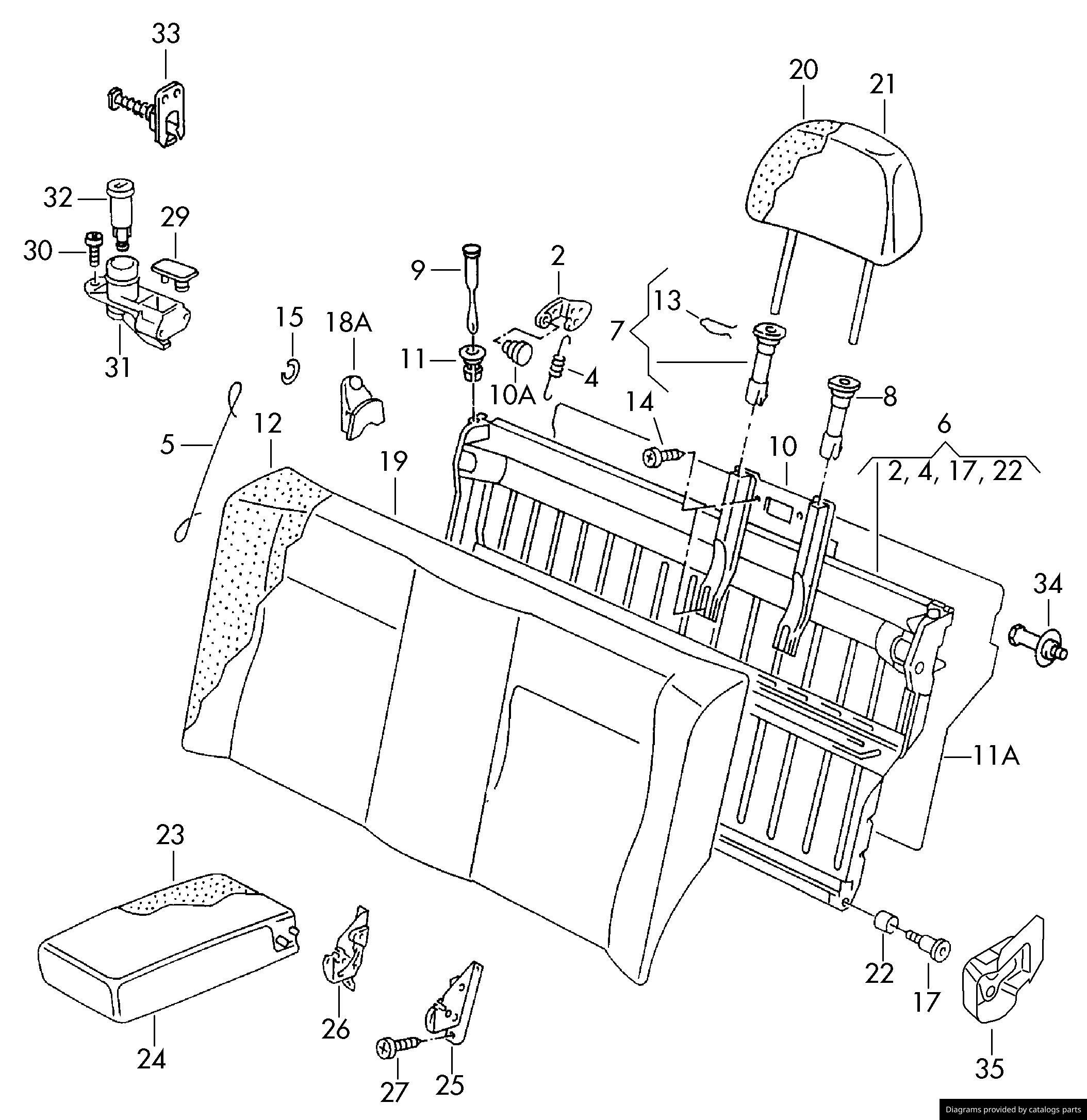 Car part diagram