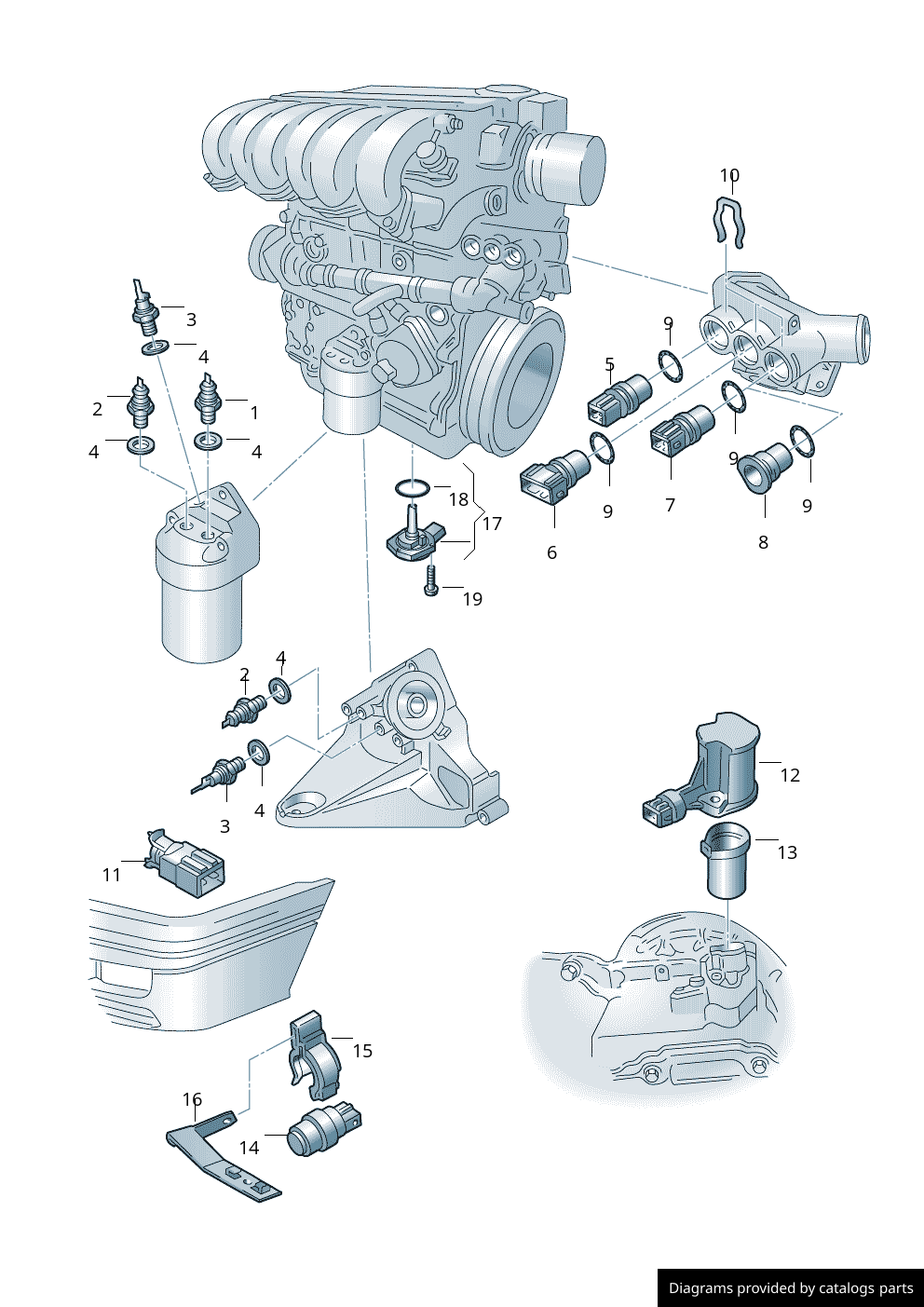 Car part diagram