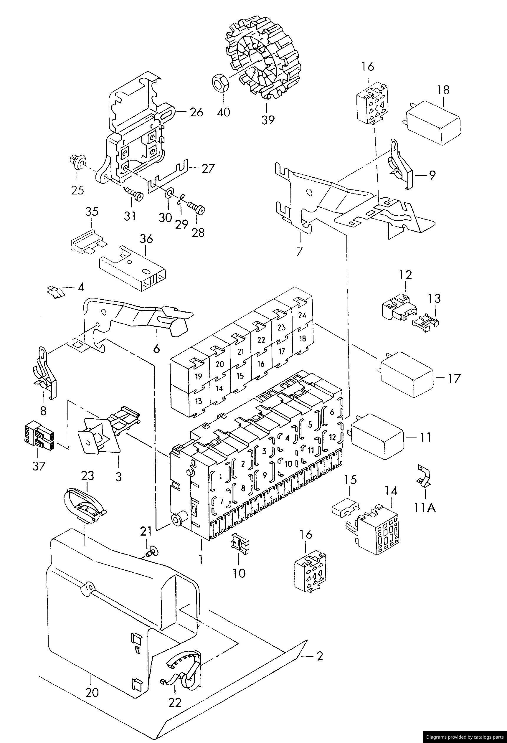 Car part diagram