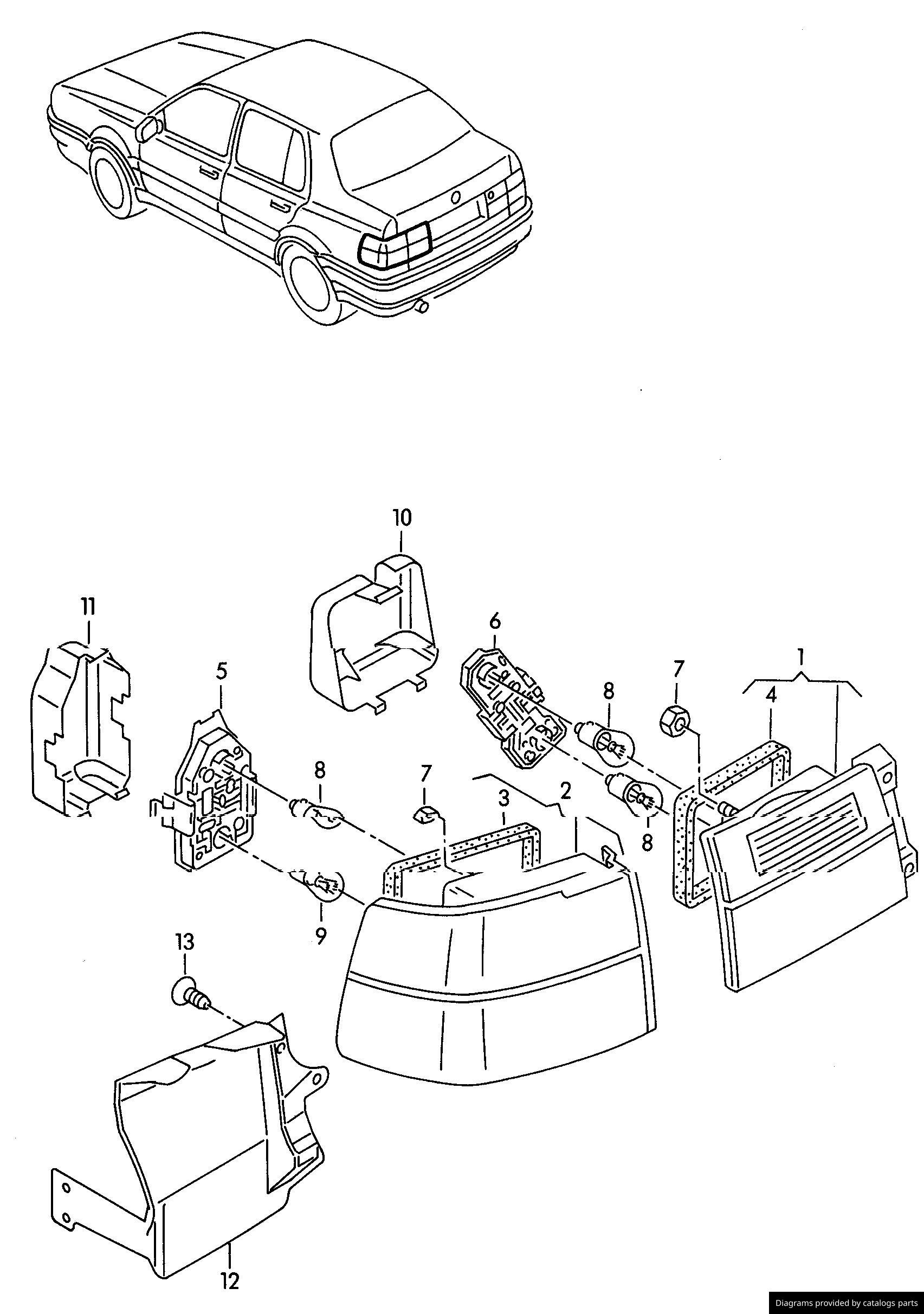 Car part diagram