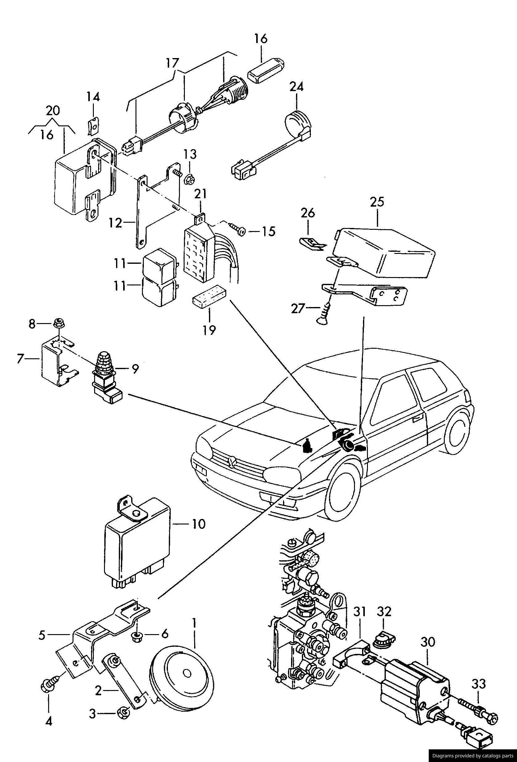 Car part diagram