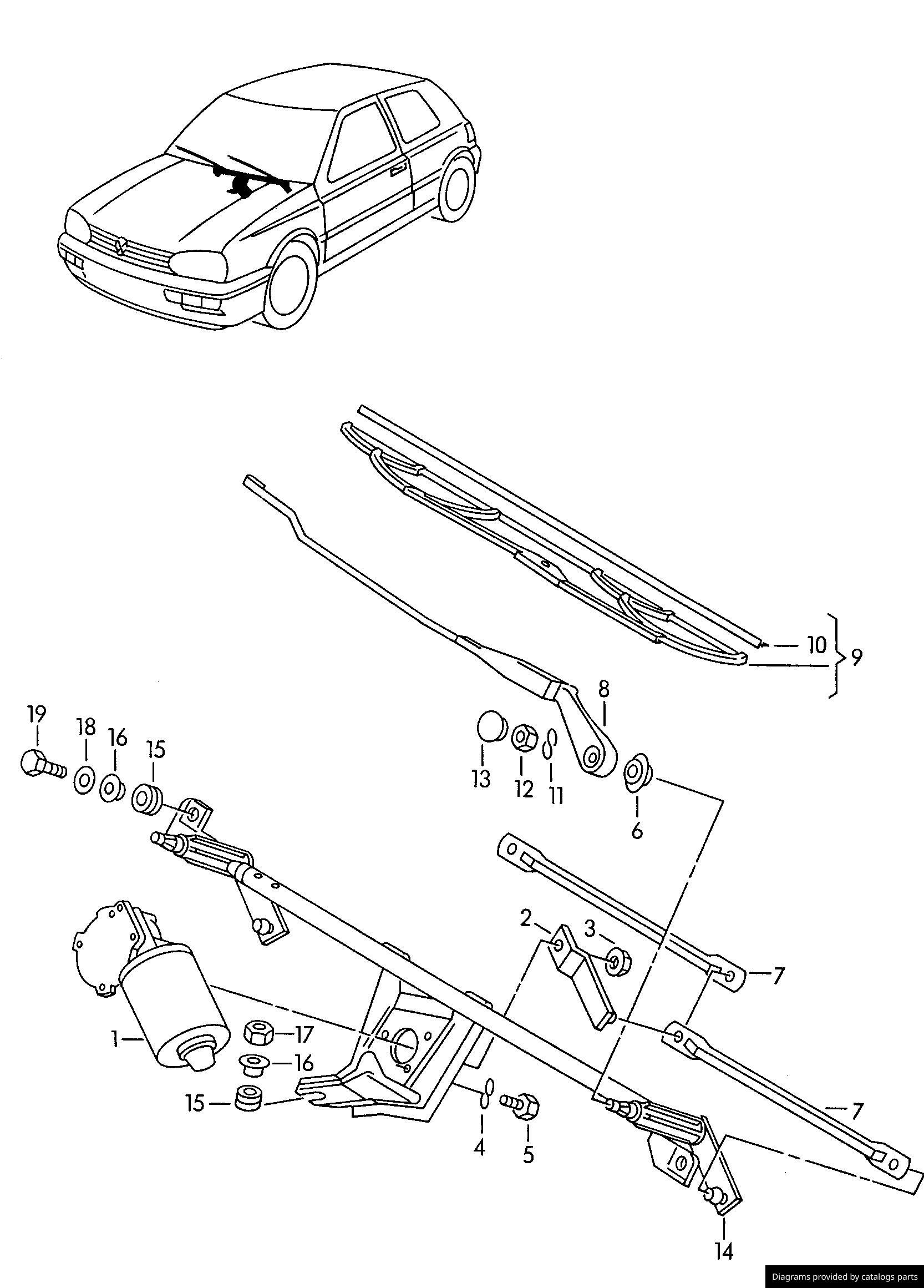 Car part diagram