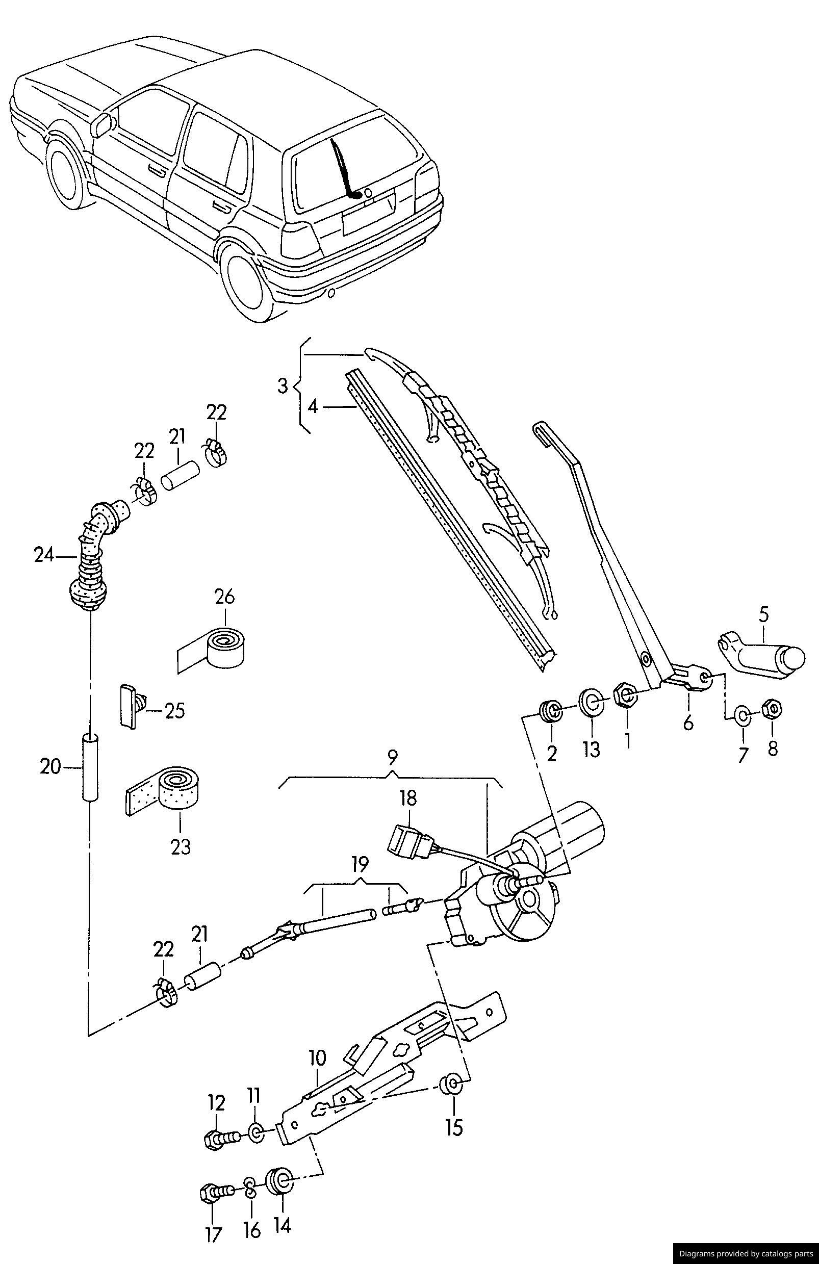 Car part diagram
