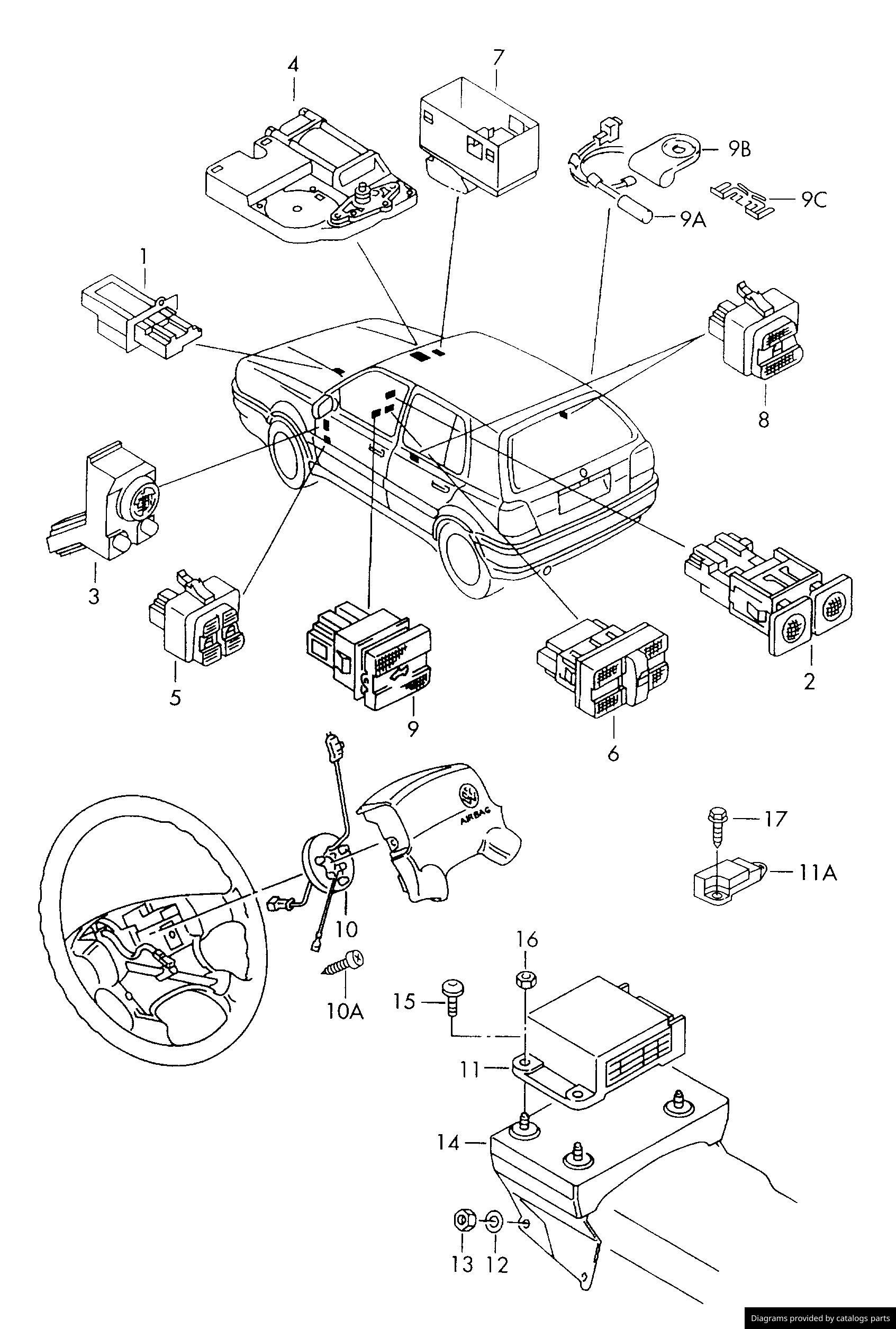 Car part diagram