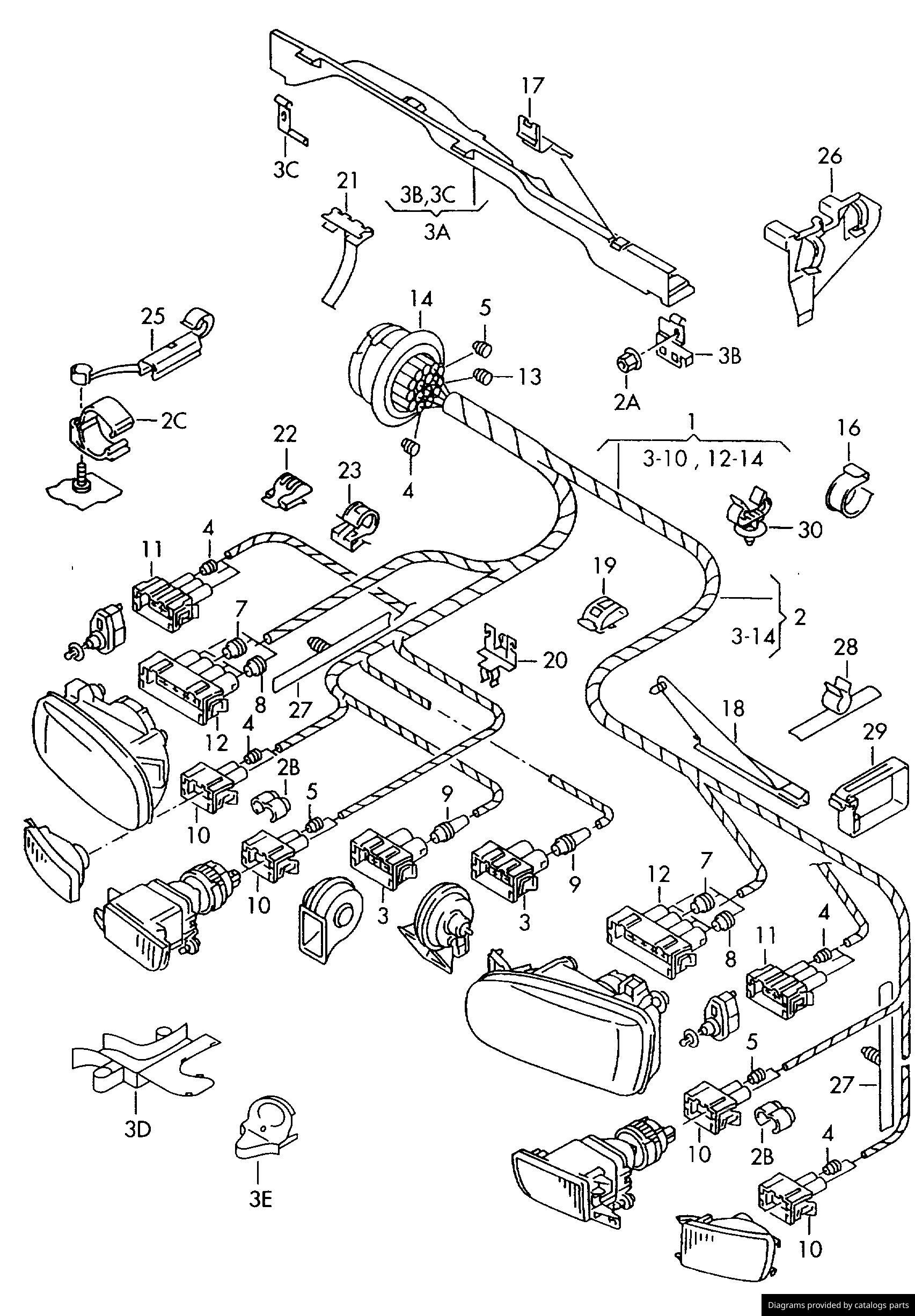 Car part diagram