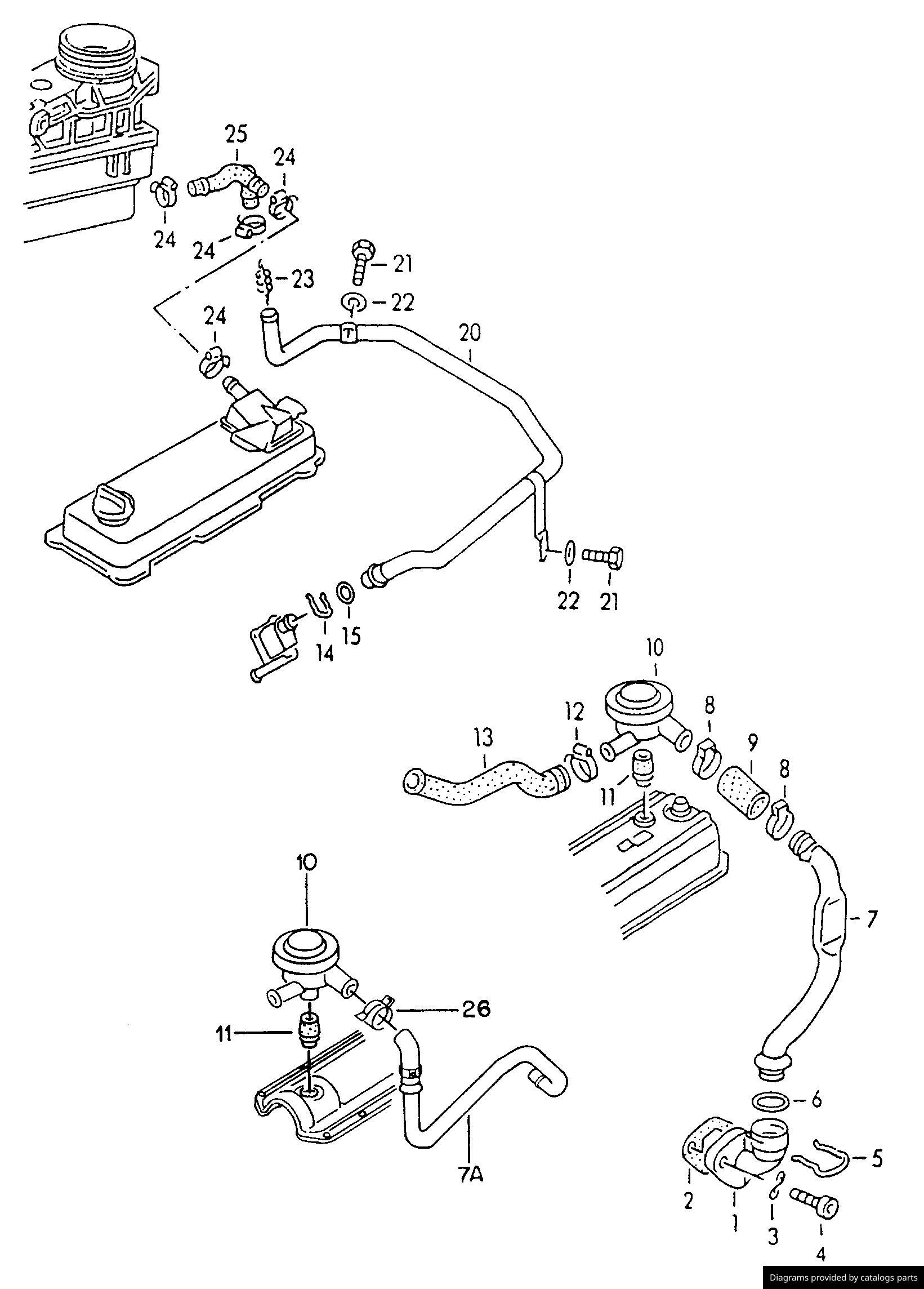 Volkswagen PressureRelief Valve 037129101H LLLParts