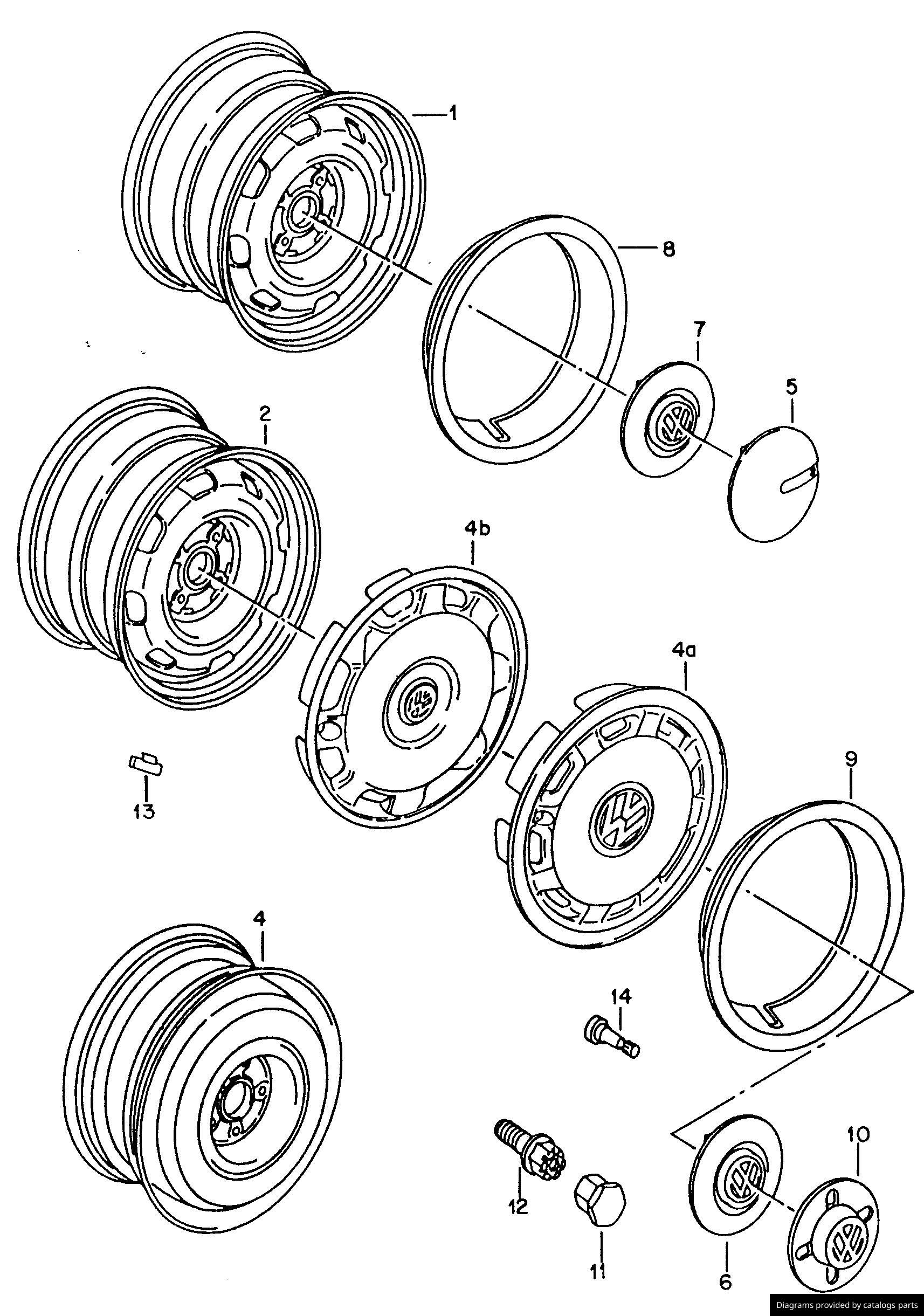 Car part diagram