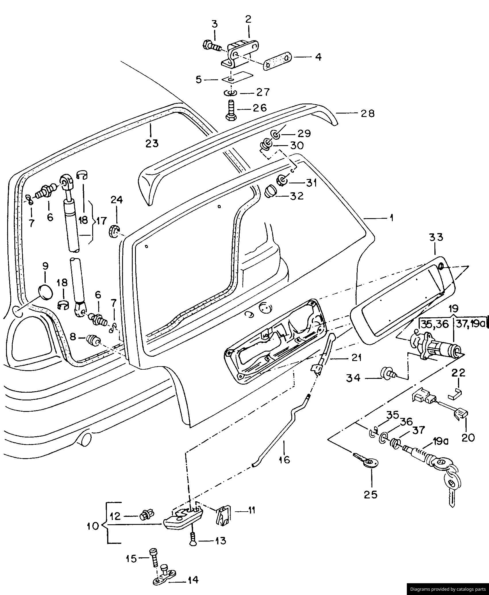 Car part diagram