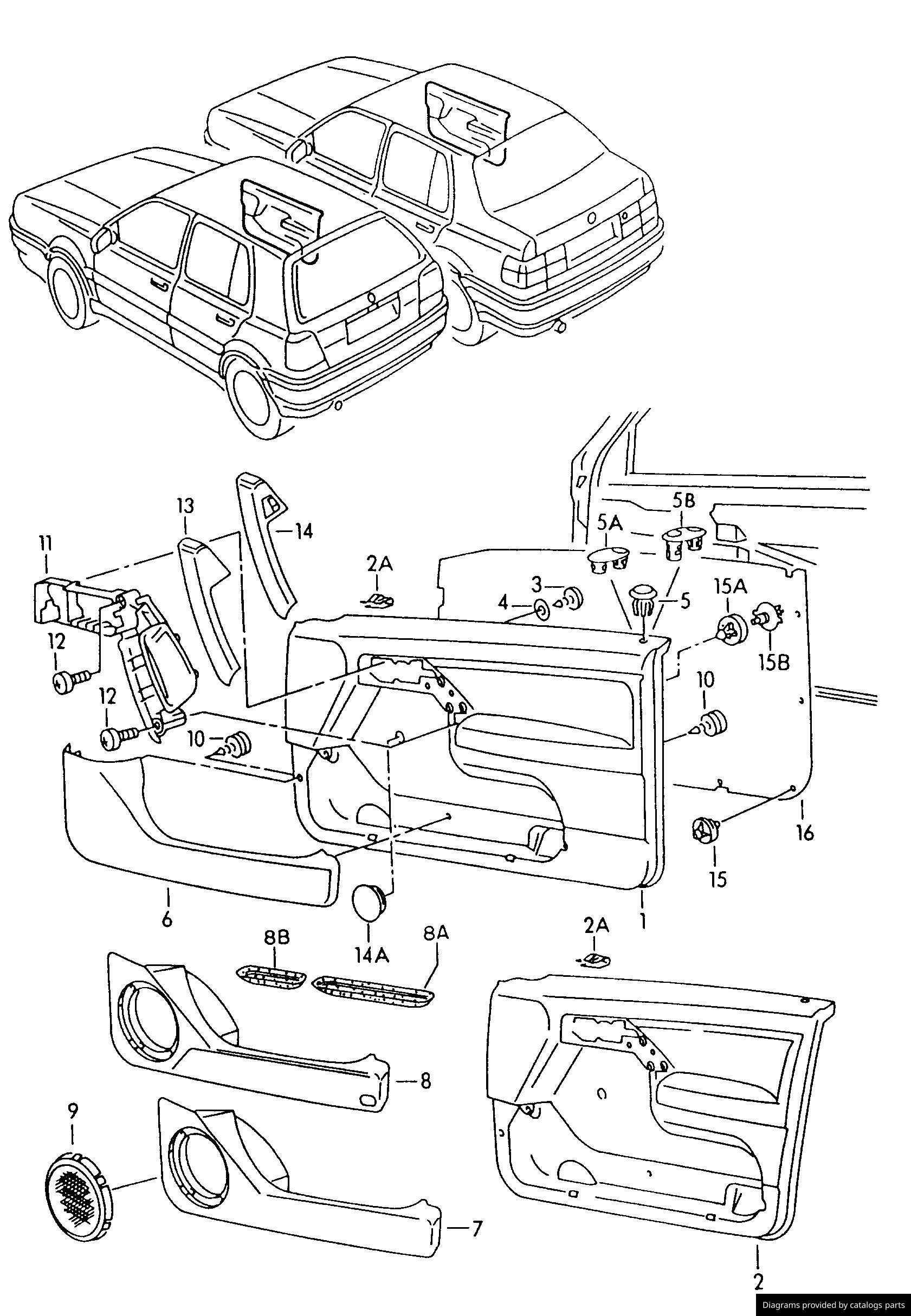 Car part diagram