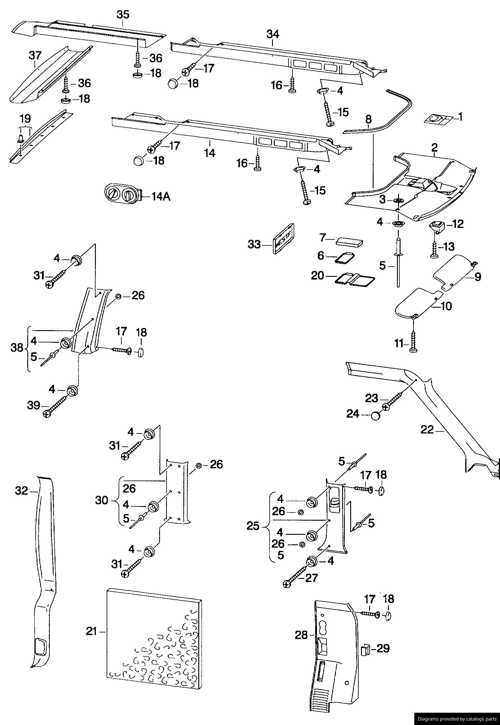 Car part diagram