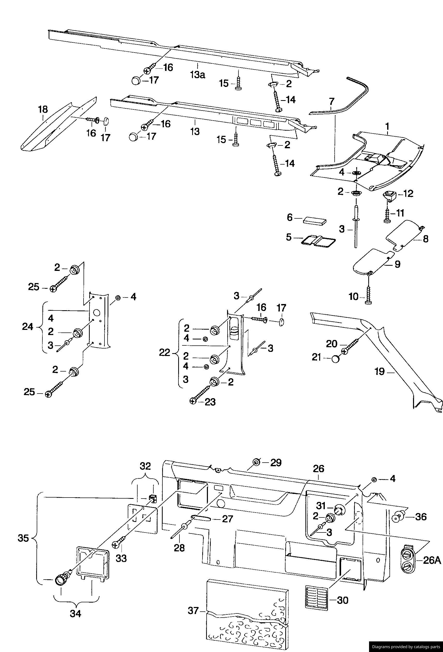 Car part diagram