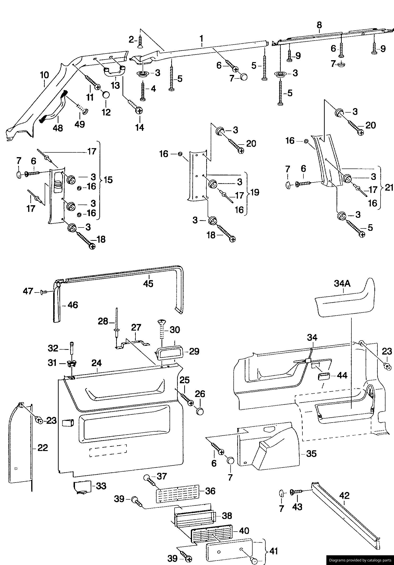 Car part diagram