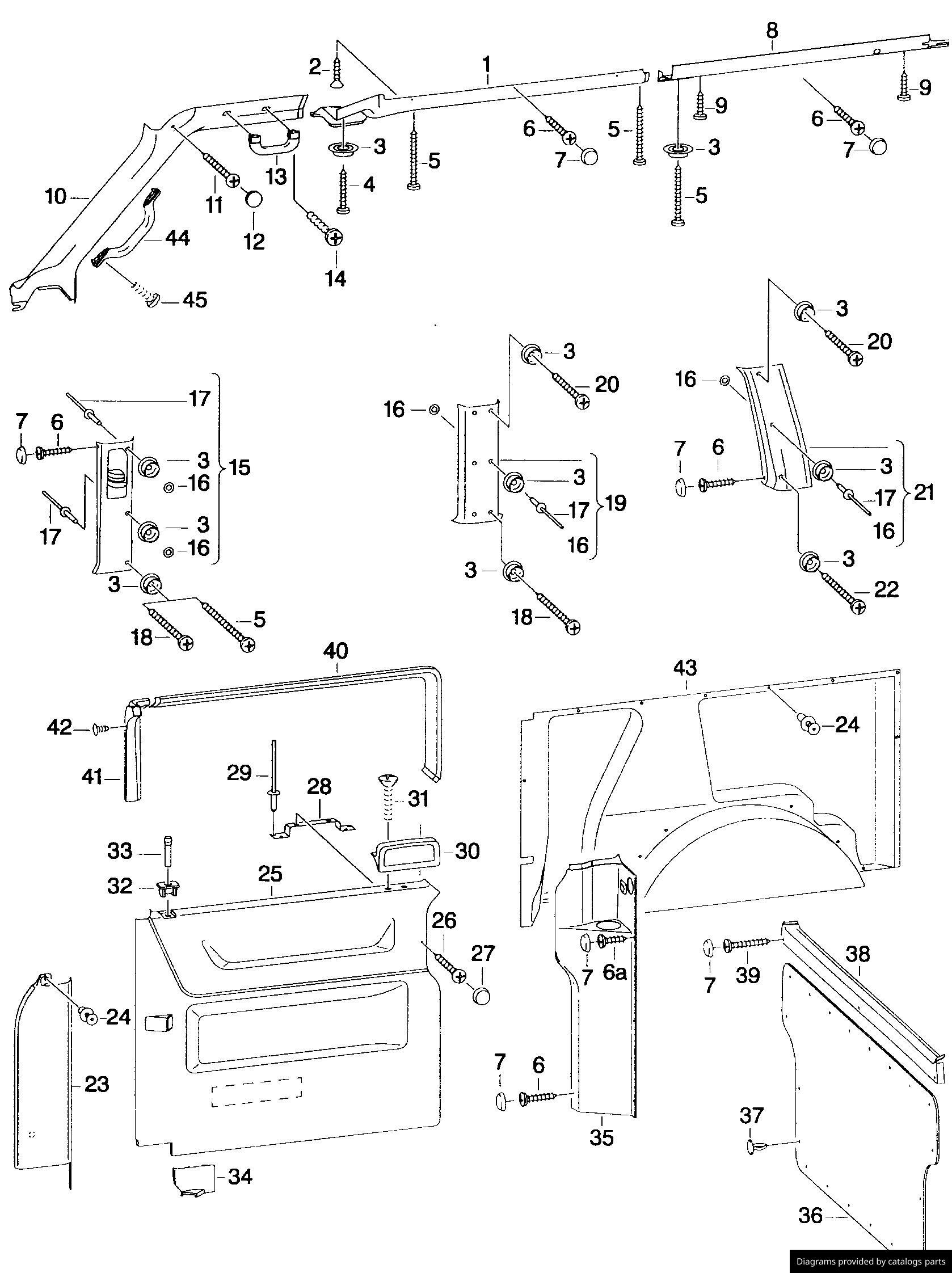 Car part diagram