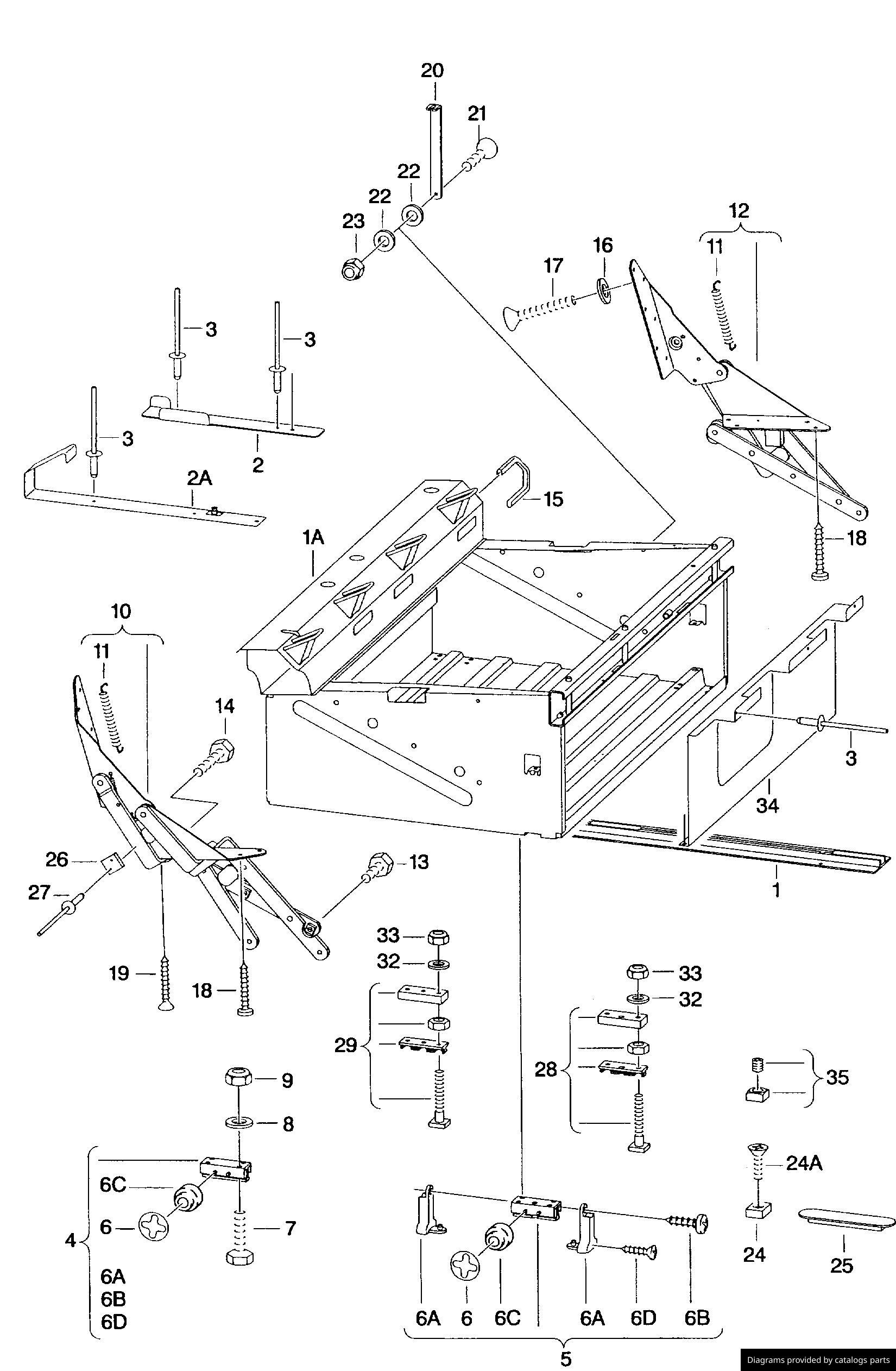 Car part diagram