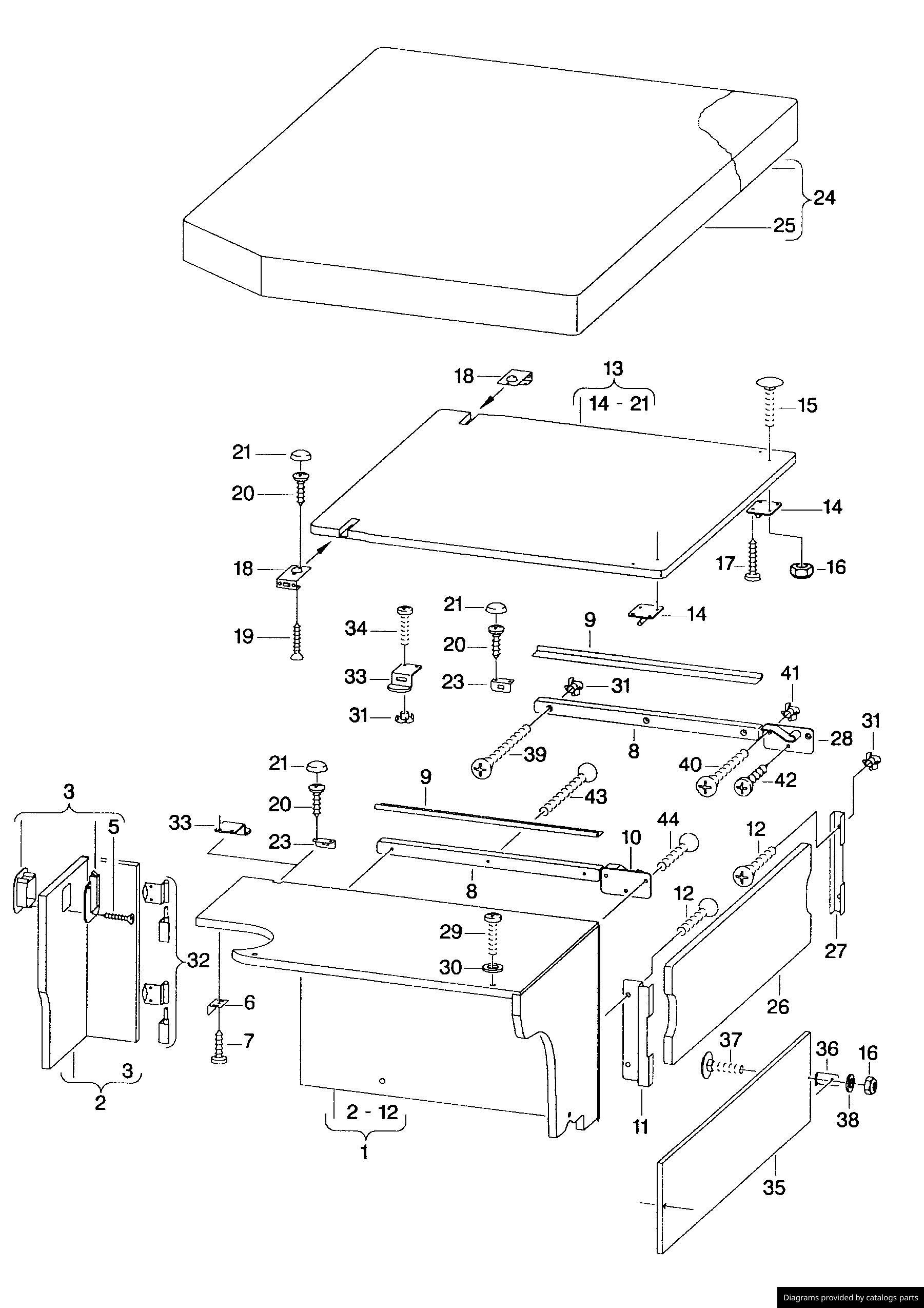 Car part diagram