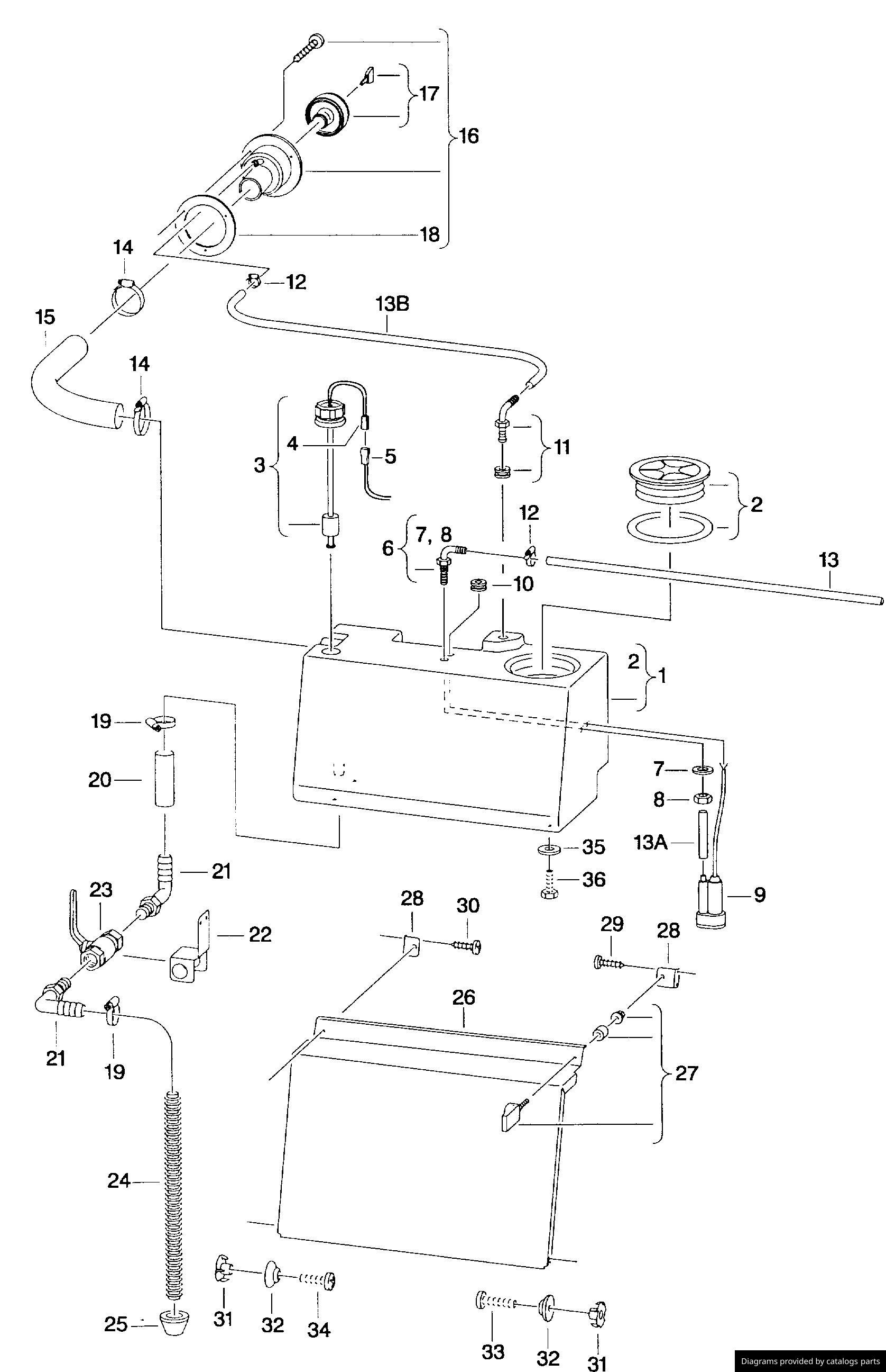 Car part diagram