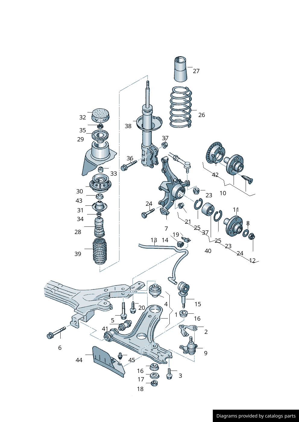 Car part diagram