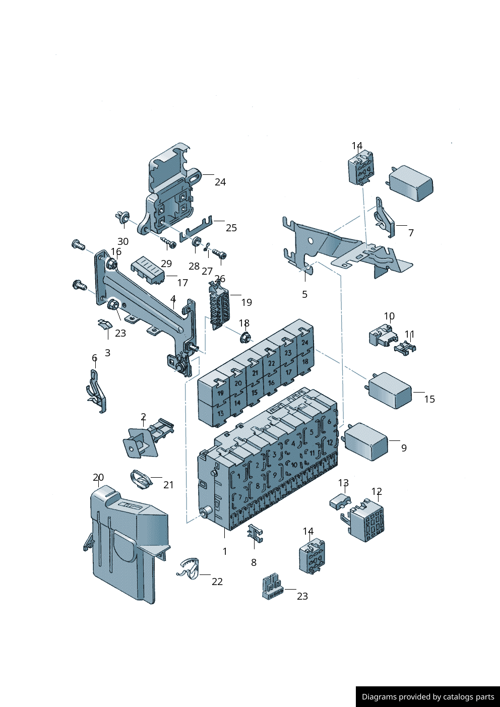 Car part diagram