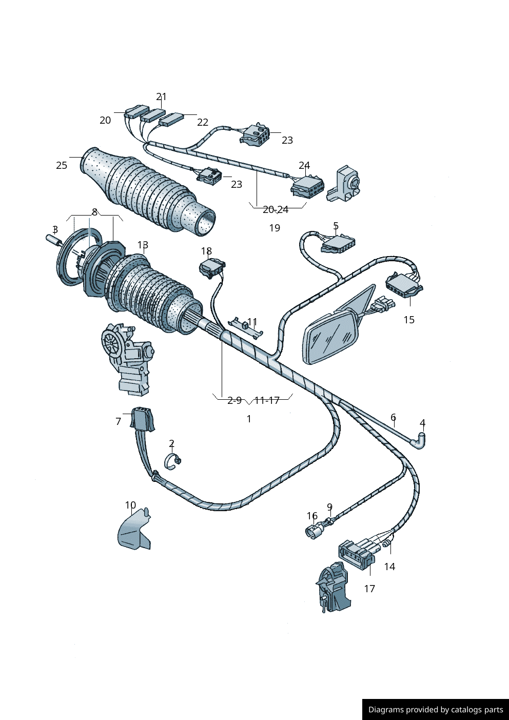 Car part diagram