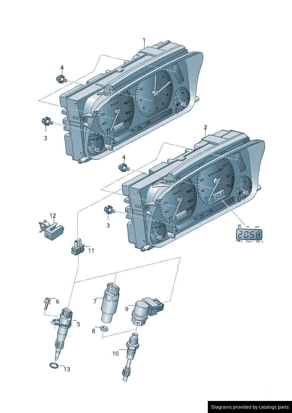 Car part diagram