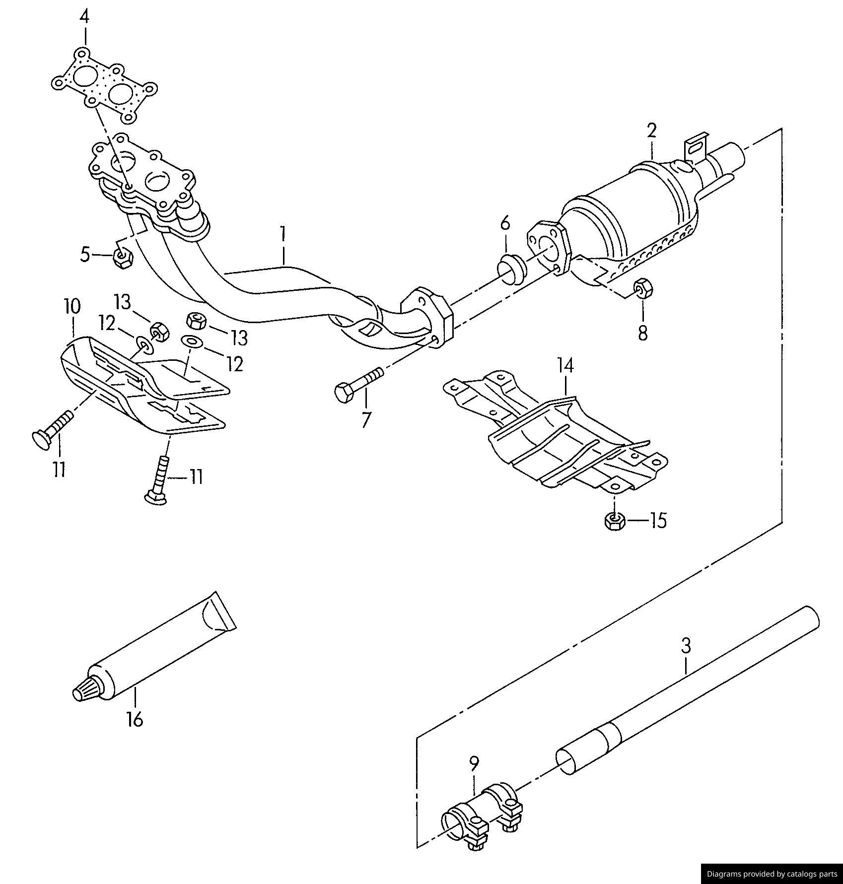 Car part diagram