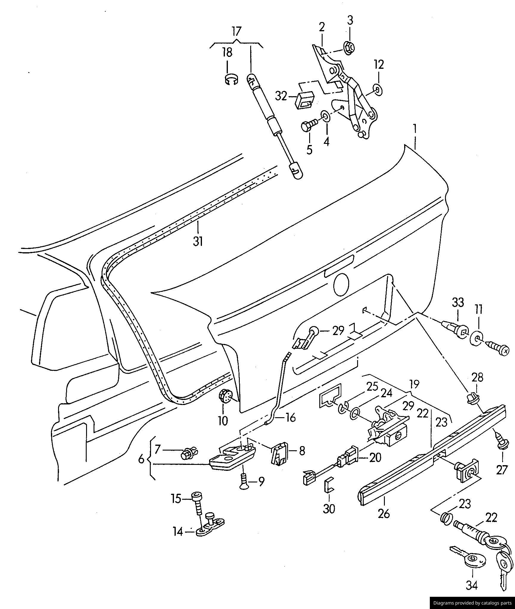 Car part diagram