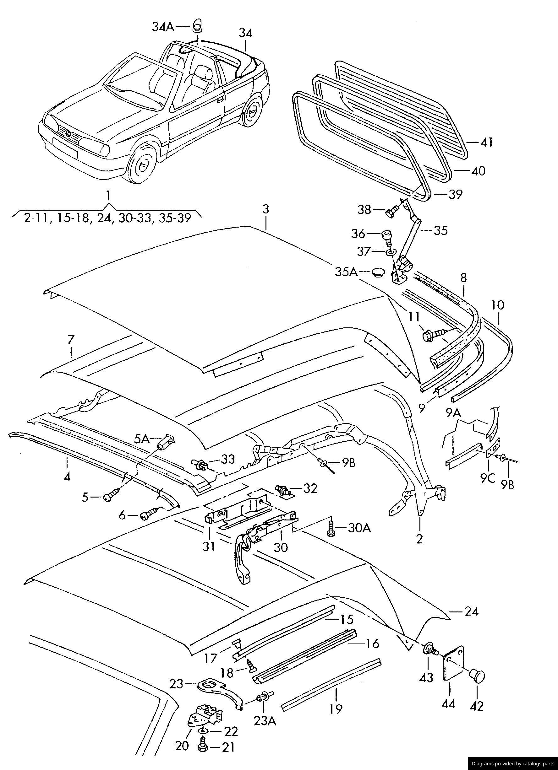 Car part diagram