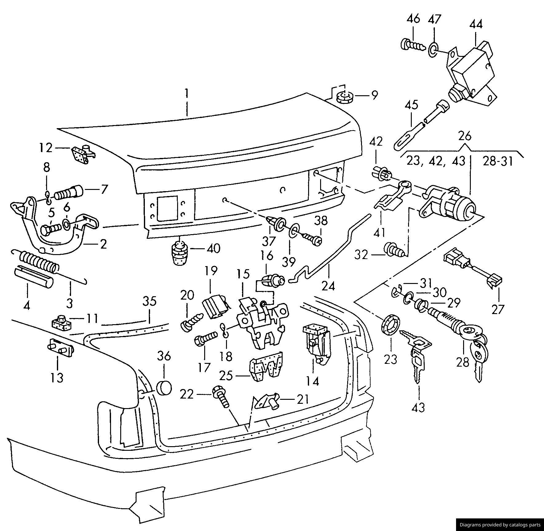 Car part diagram