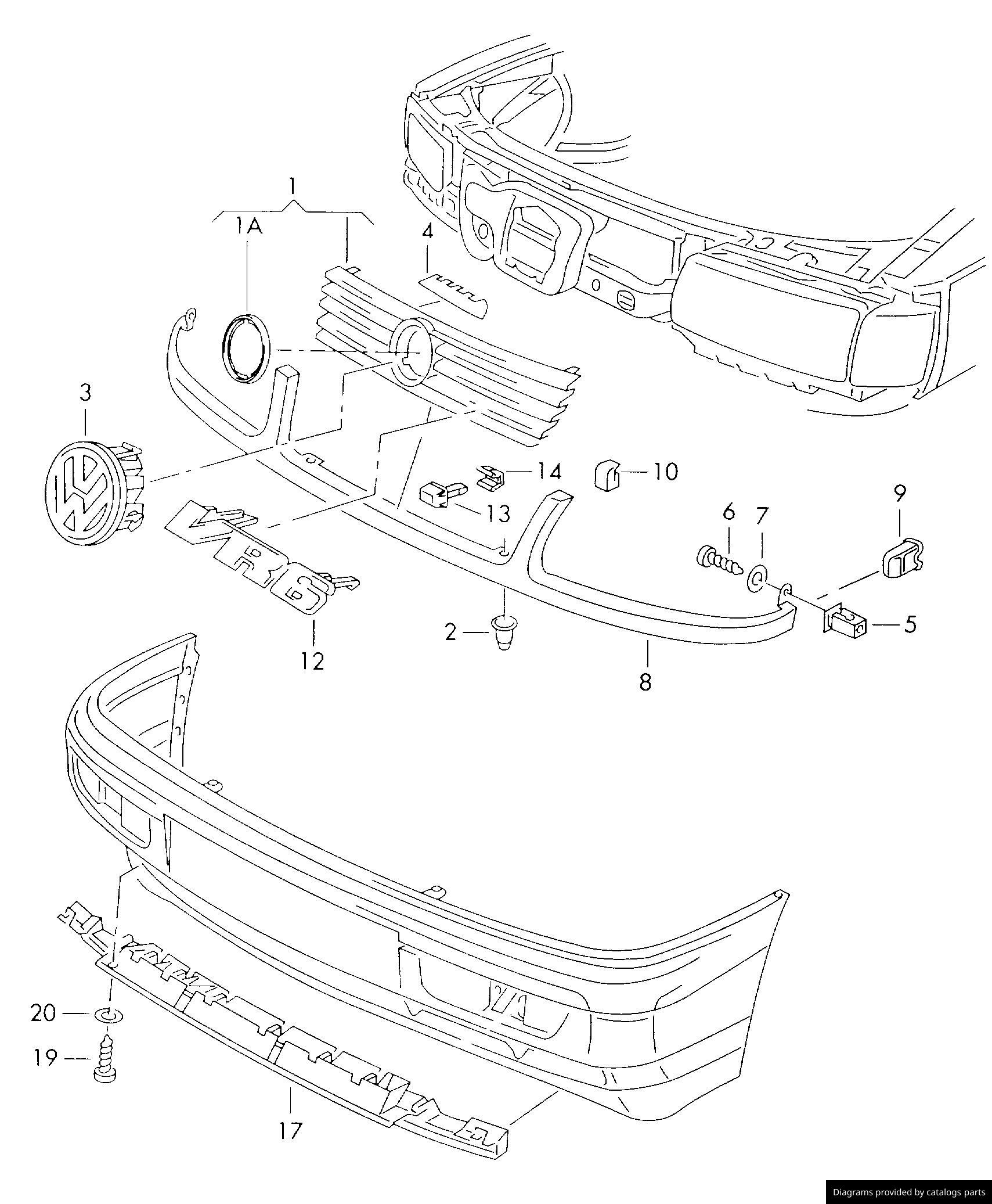 Car part diagram