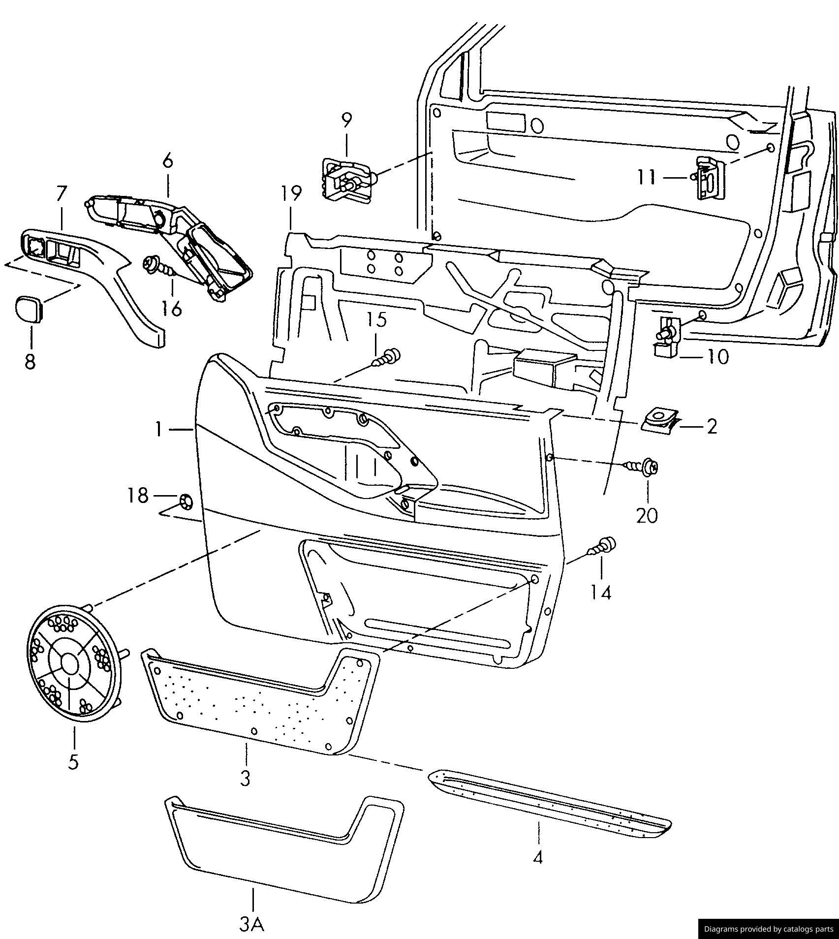 Car part diagram