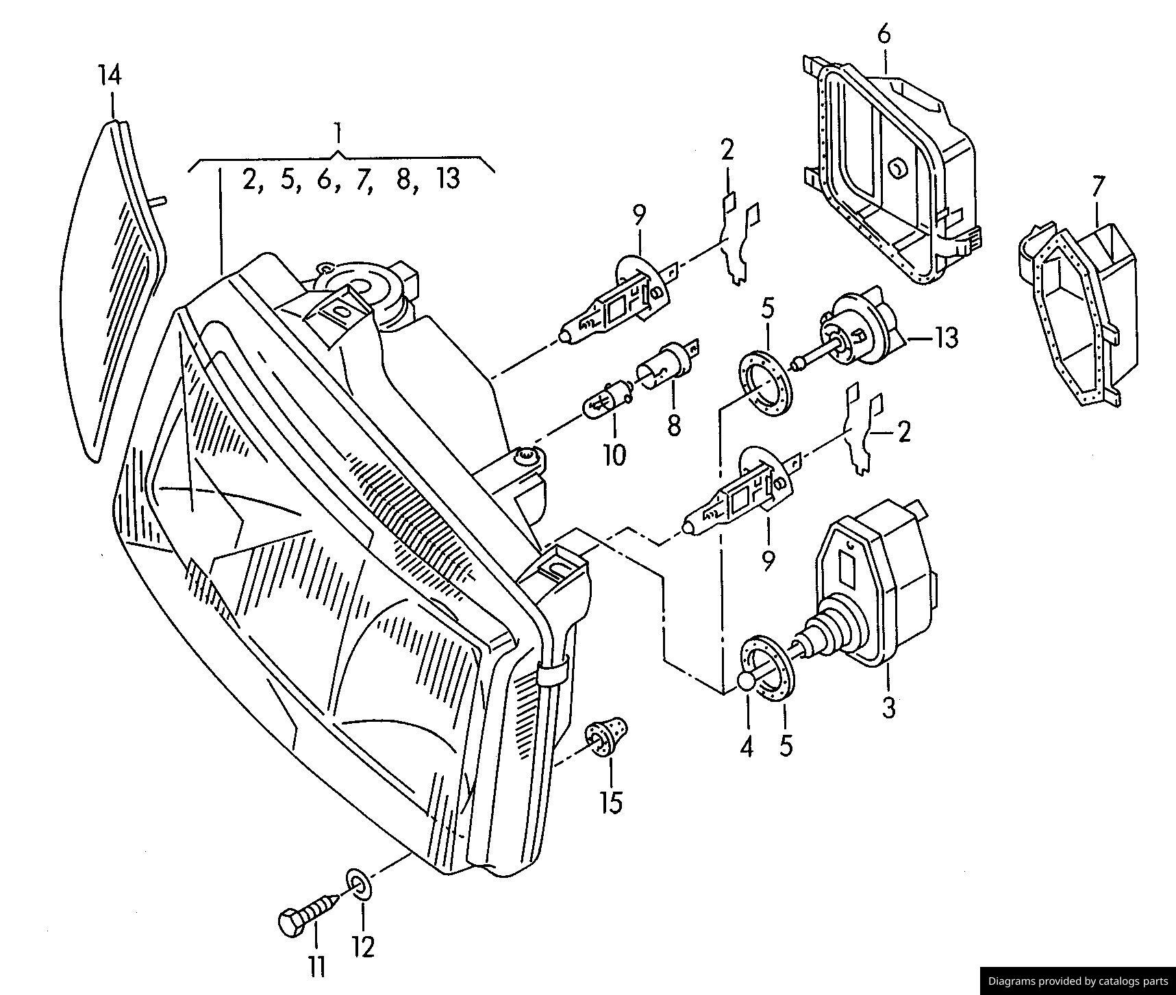 Car part diagram