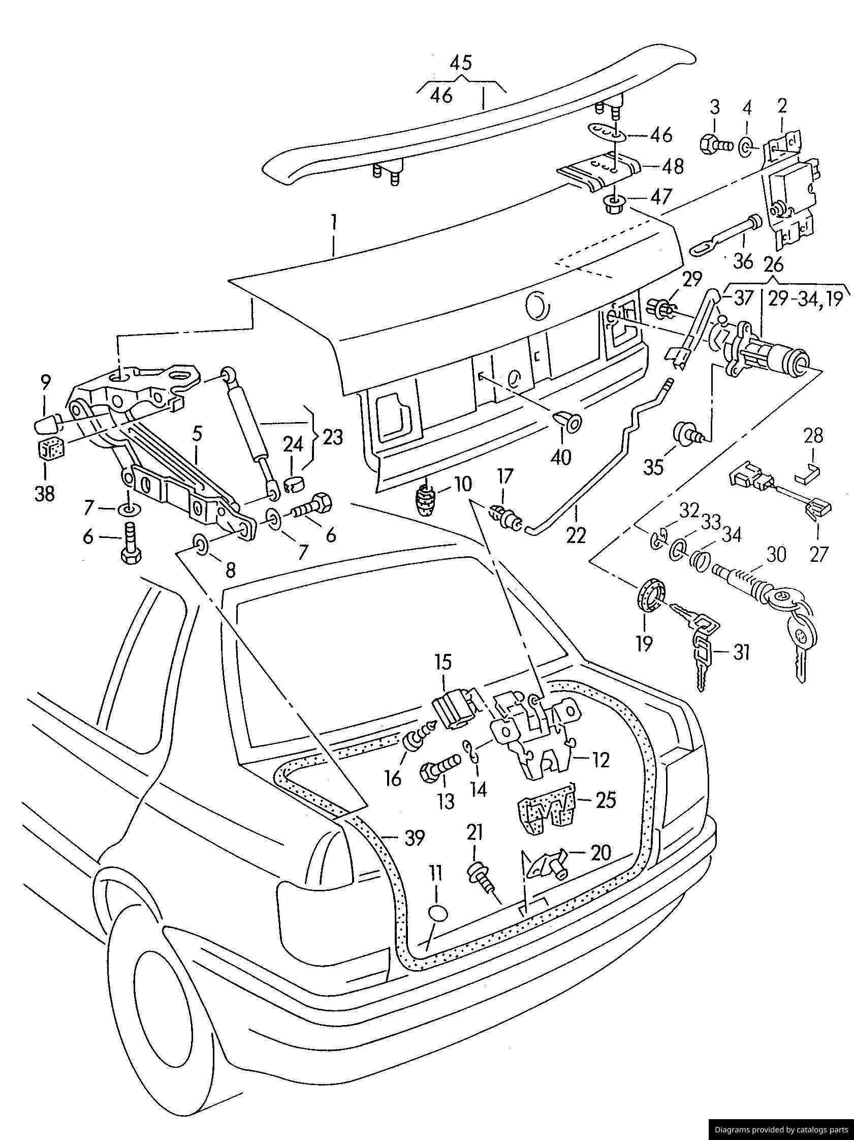 Car part diagram