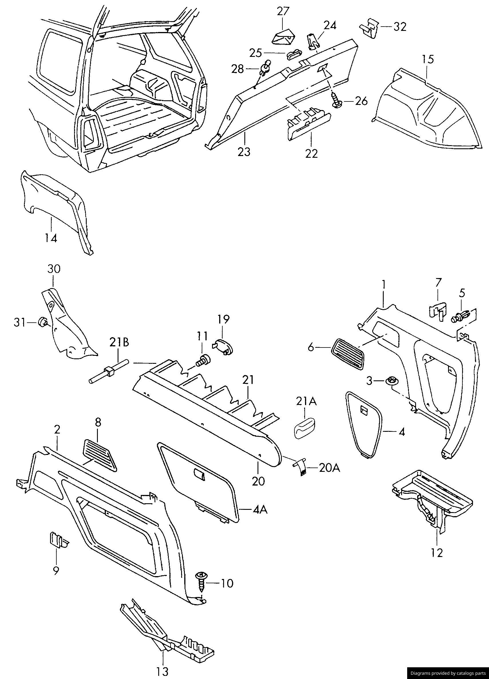 Car part diagram