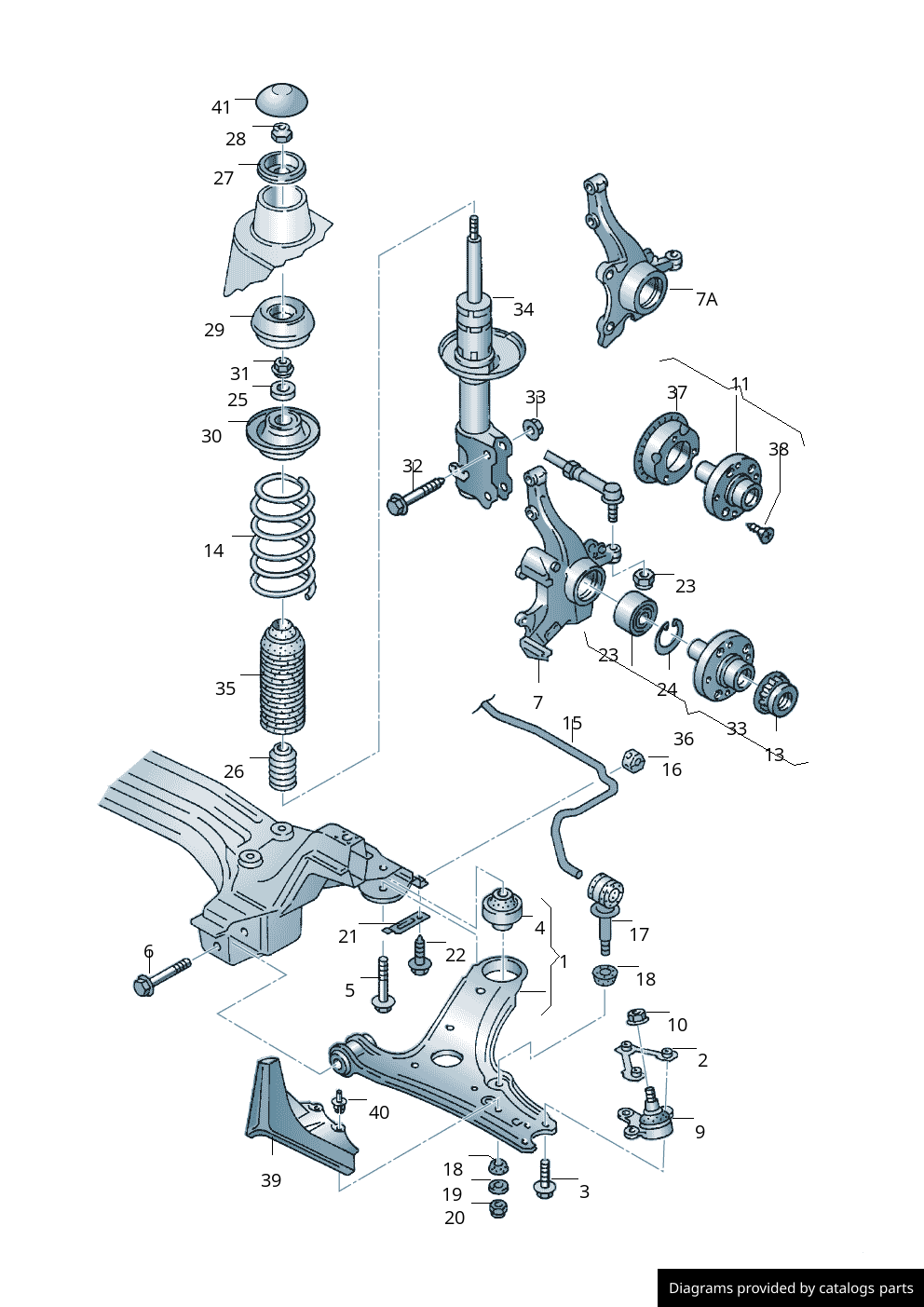 Car part diagram