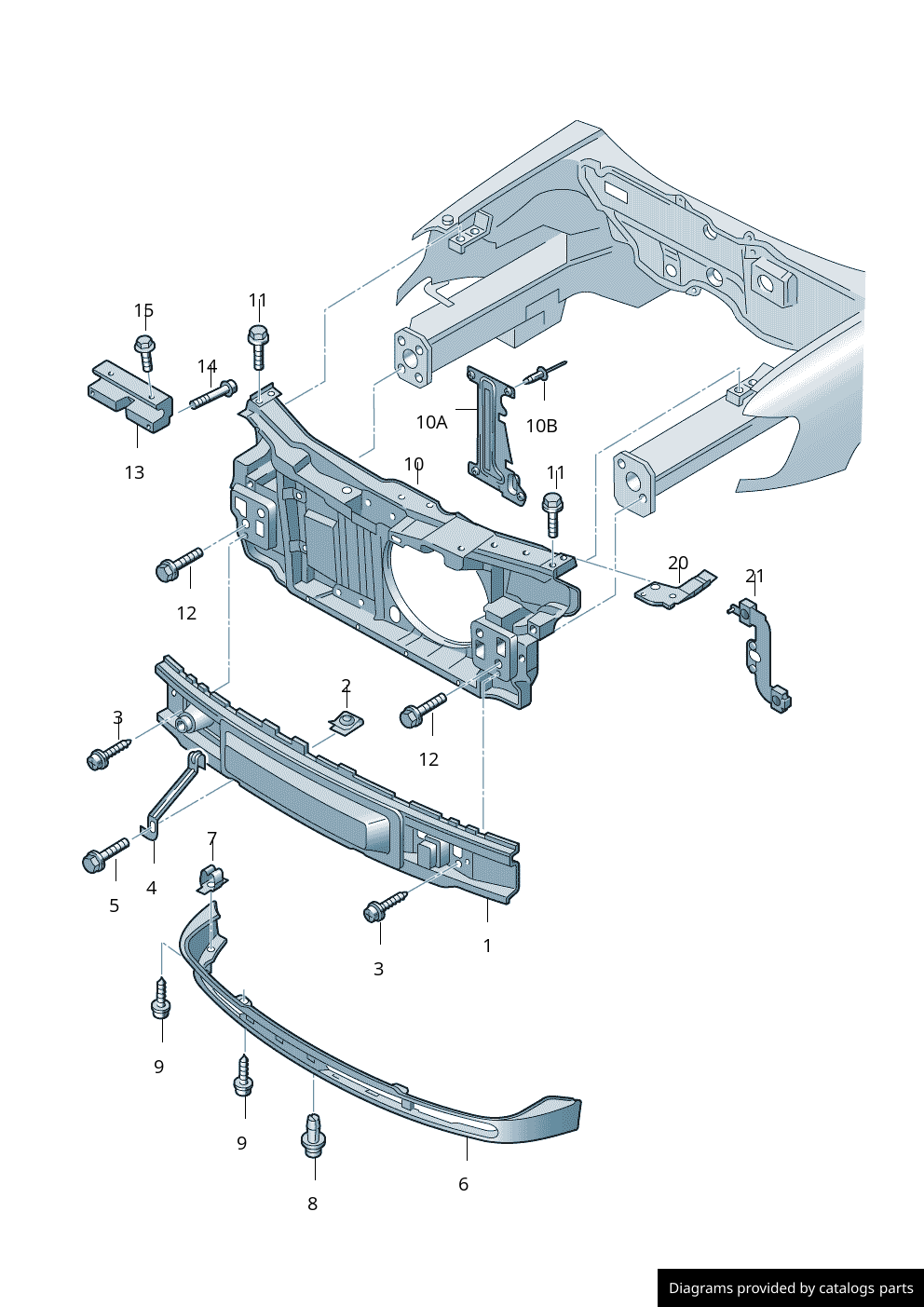 Car part diagram